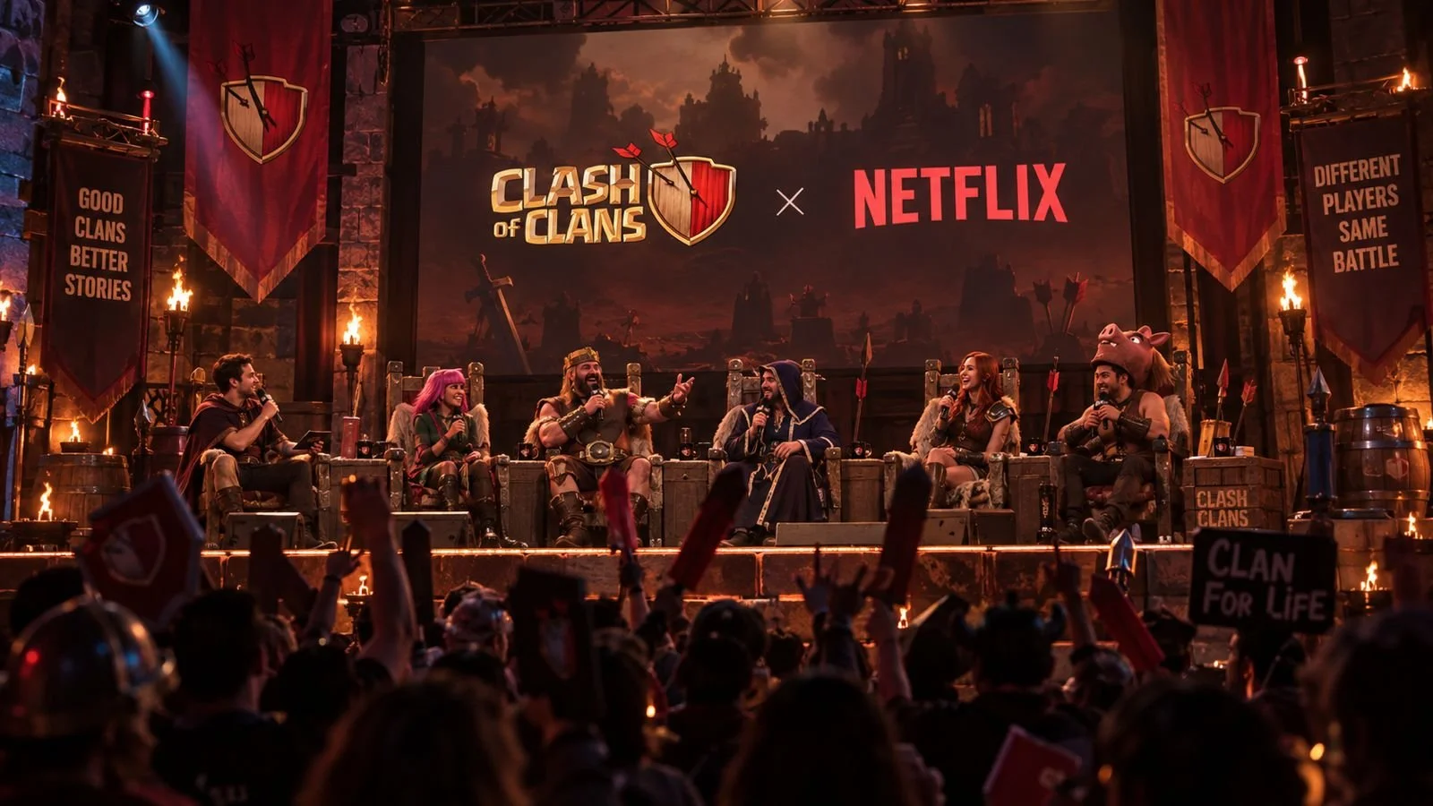 Netflix x Clash of Clans
Clashing the Clans 