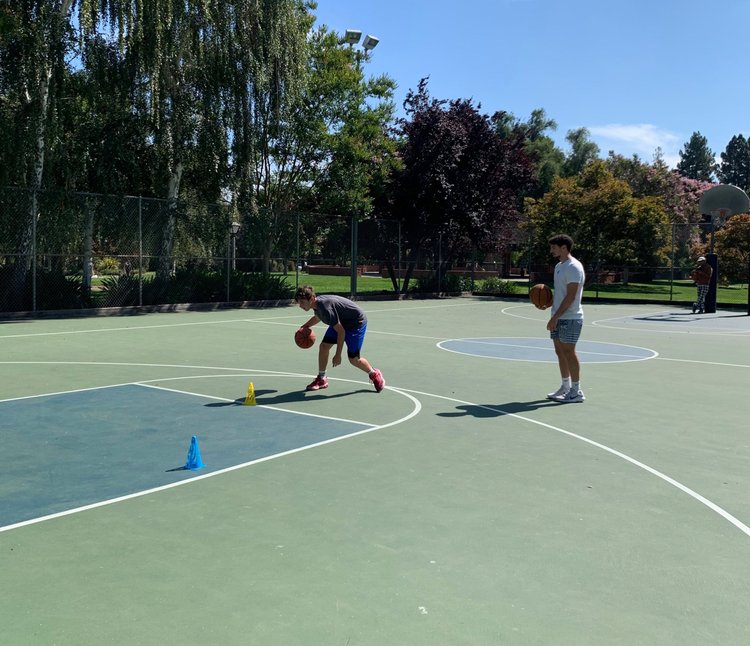 Group basketball training