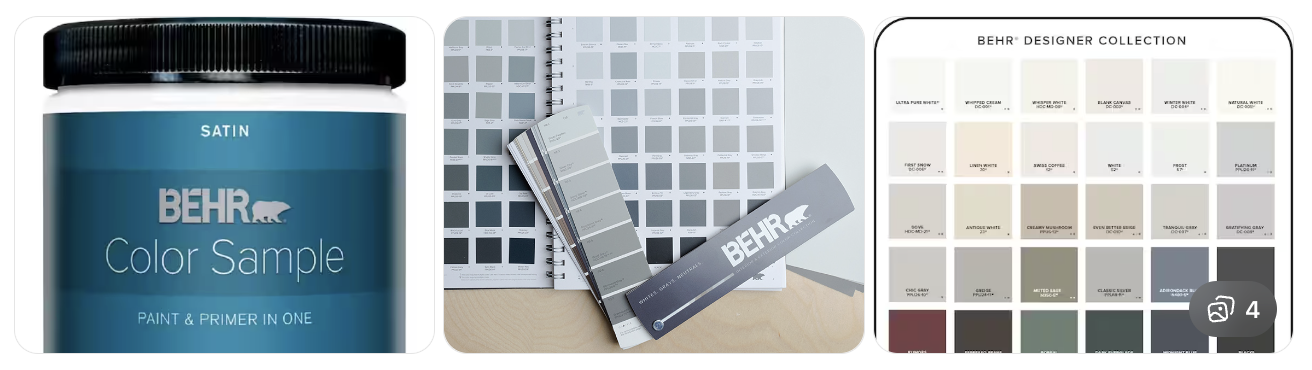 Behr Paint Color Samples - Undertone Interiors - Brooklyn, New York City Painters