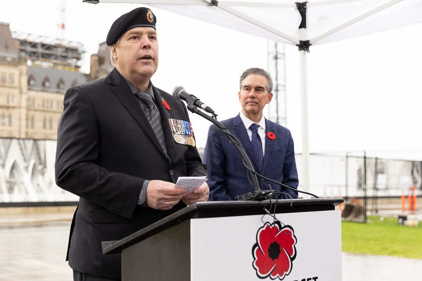 This morning, I was proud to stand with the New Hamburg Legion to host the first-ever Poppy Flag raising on Parliament Hill.

This was a deeply meaningful moment for me, not just because of what the flag represents, but because it was made possible b