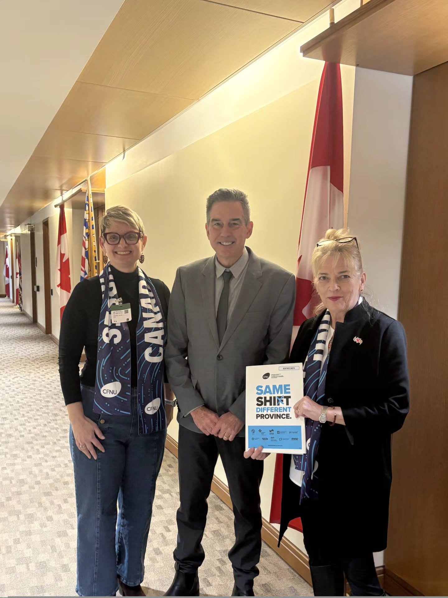 Nurses are the backbone of Canada&rsquo;s health care system. 

Thank you to the Canadian Federation of Nurses Unions for visiting my Ottawa office to discuss how we can work together to address the ongoing nursing workforce crisis and better support
