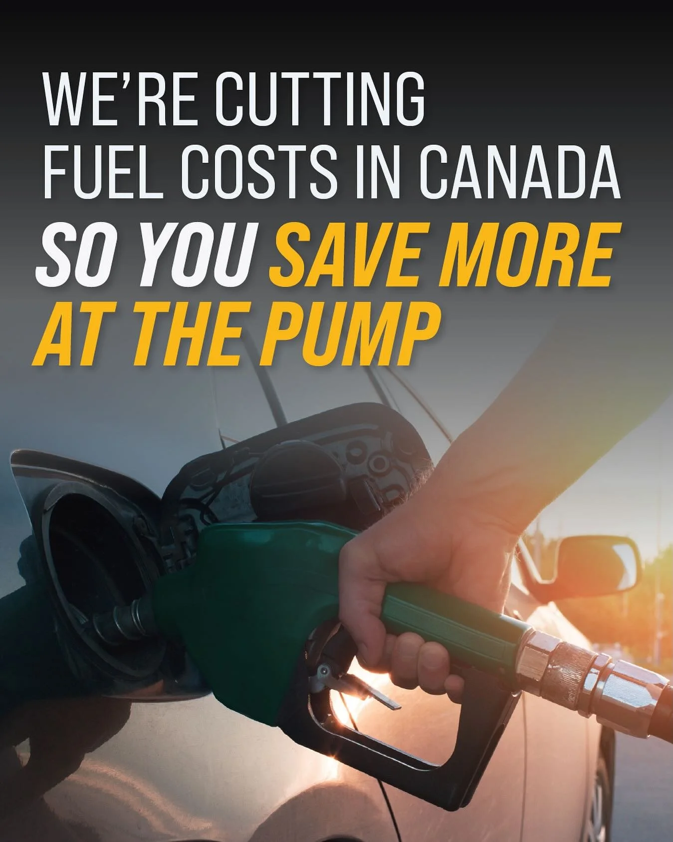 Starting April 20th, Canada&rsquo;s new government will suspend the full amount of tax on gasoline and diesel. Cutting the tax will reduce fuel costs for Canadians and business, including food, agriculture, housing, and delivery sectors.