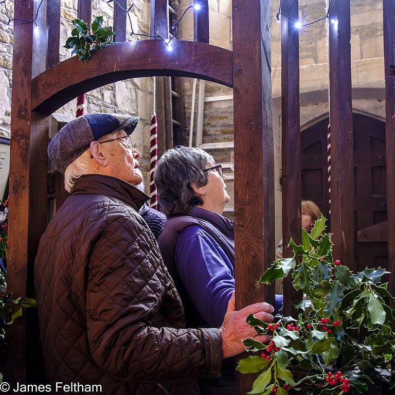 Upper Wylye Valley Bell ringers enjoying a ring at Imber church - Dec 2026