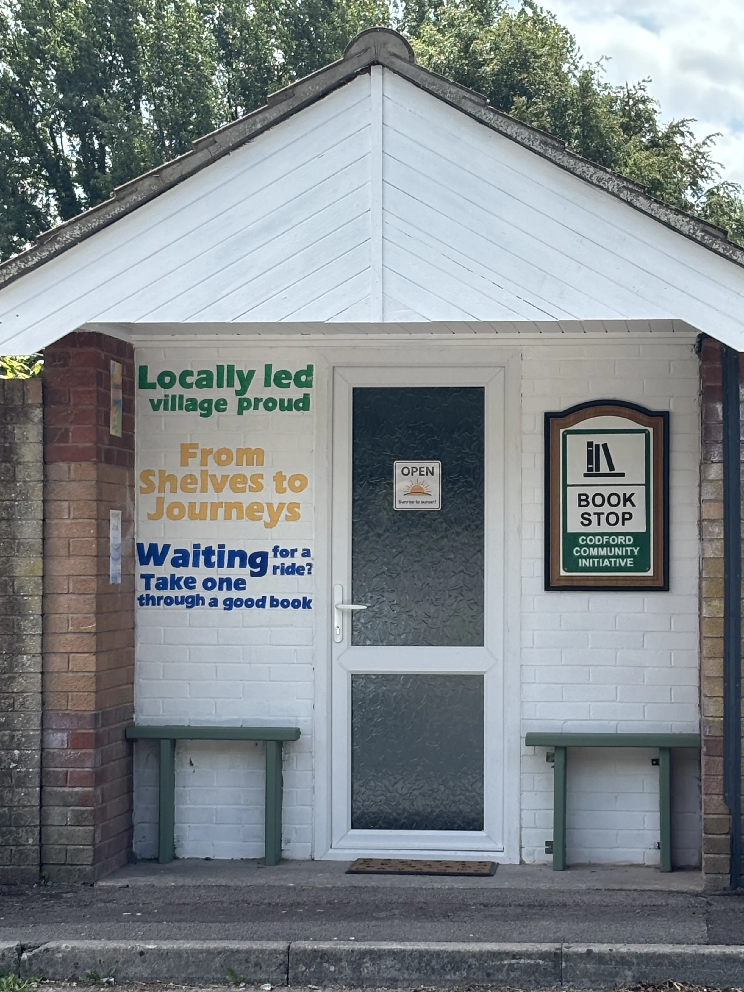 Codford book stop - what a wonderful addition to our village.