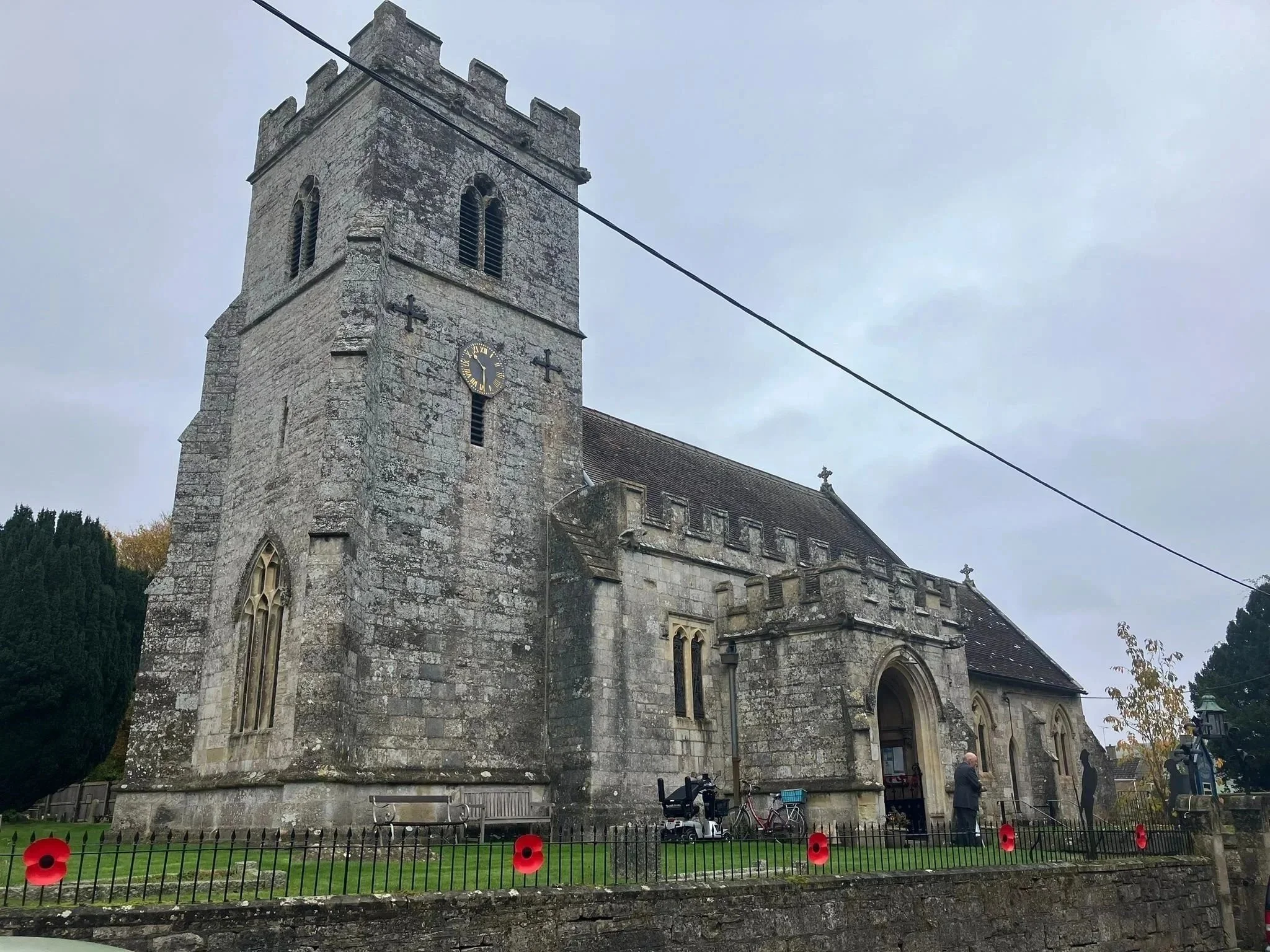 Remembrance Sunday service at St Peter's church on Sunday 10th November 2024