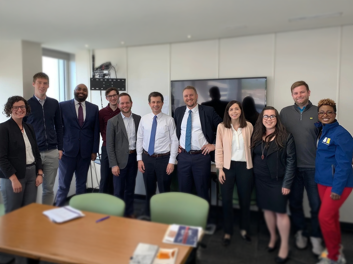 group photo of Commuter's Trust team