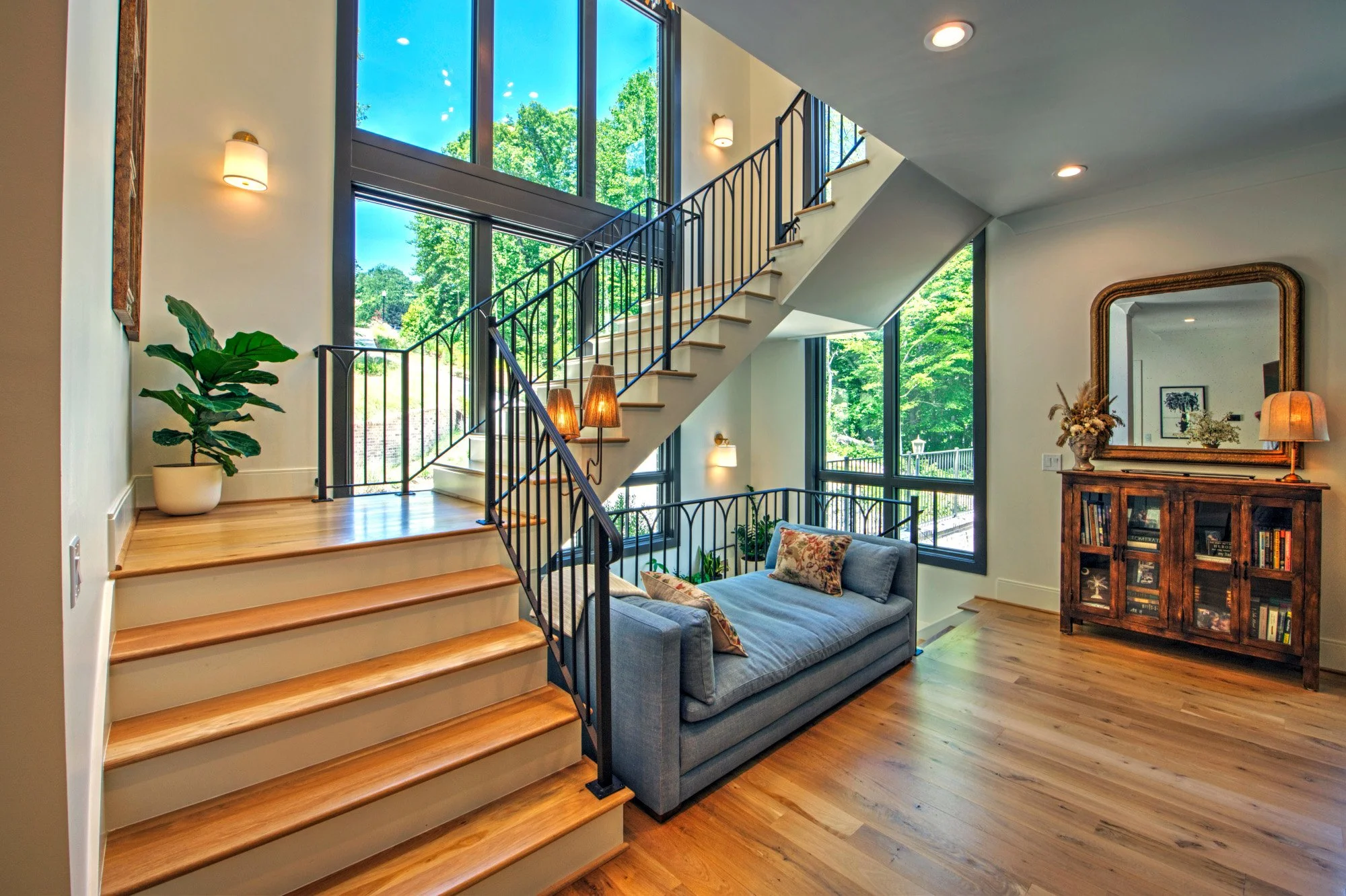 Modern French Country staircase