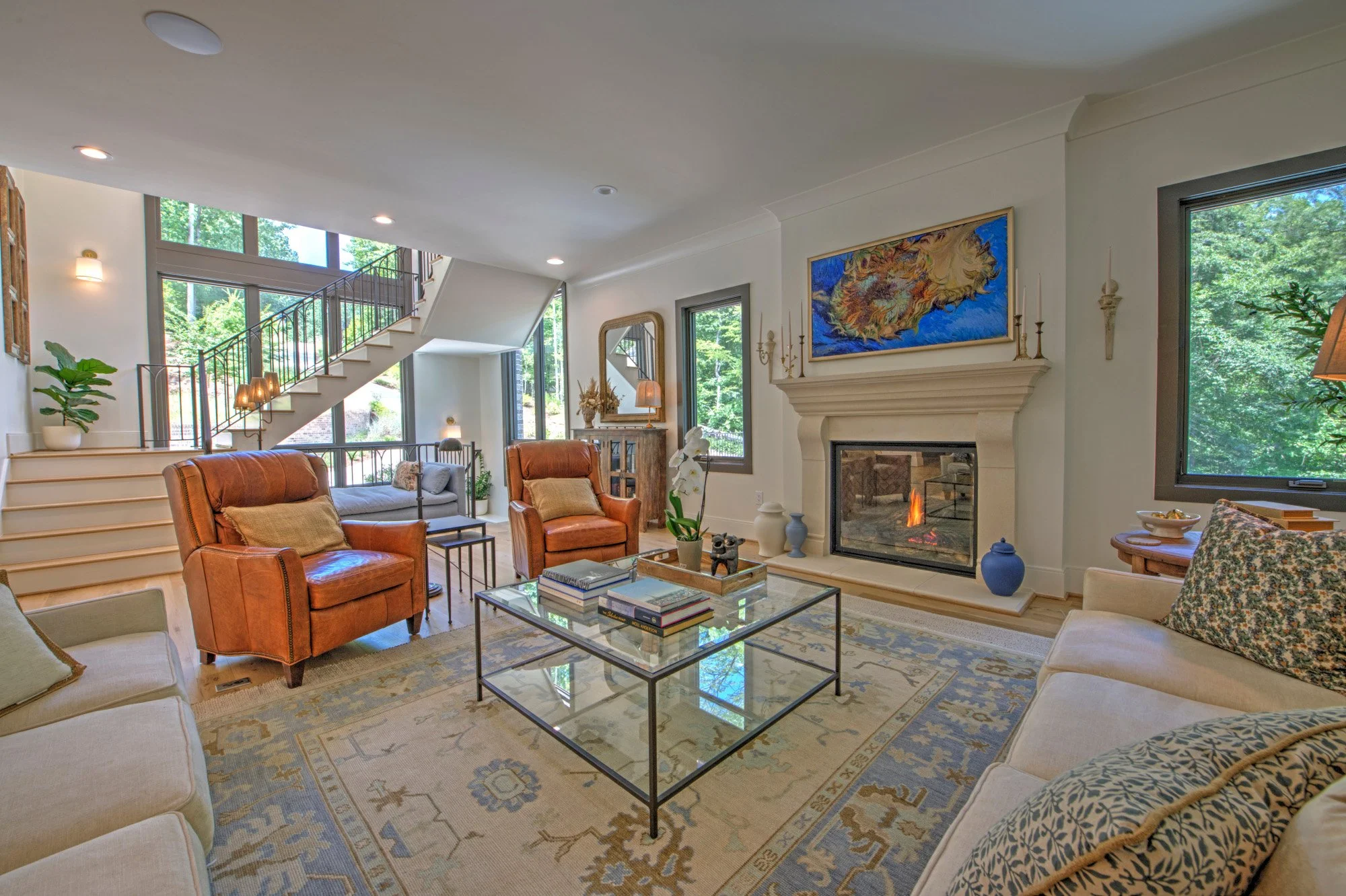 Modern French Country living room