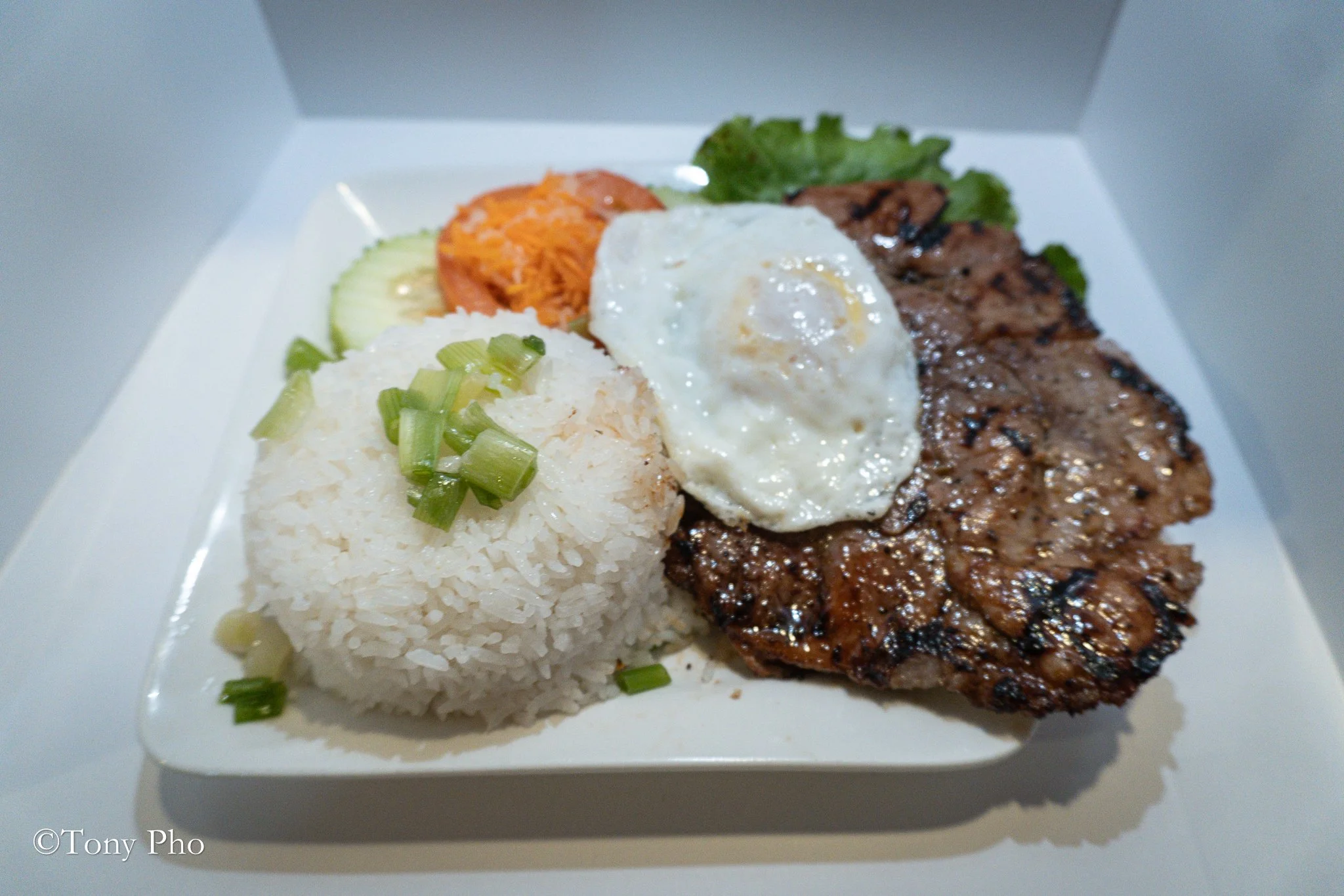 11C. GRILLED PORK CHOP WITH FRIED EGG