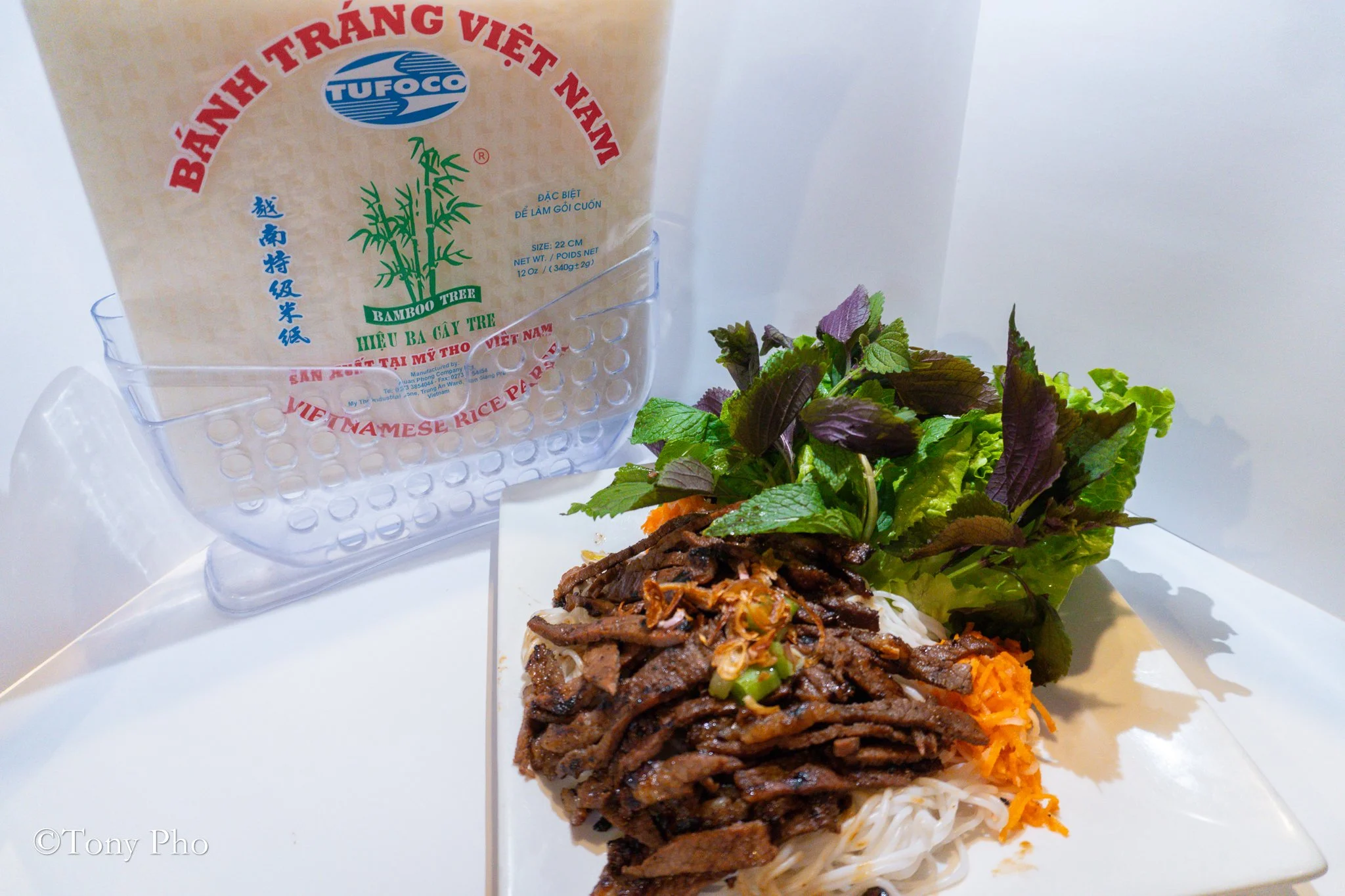 15A. GRILLED MEAT W/RICE PAPER WRAP