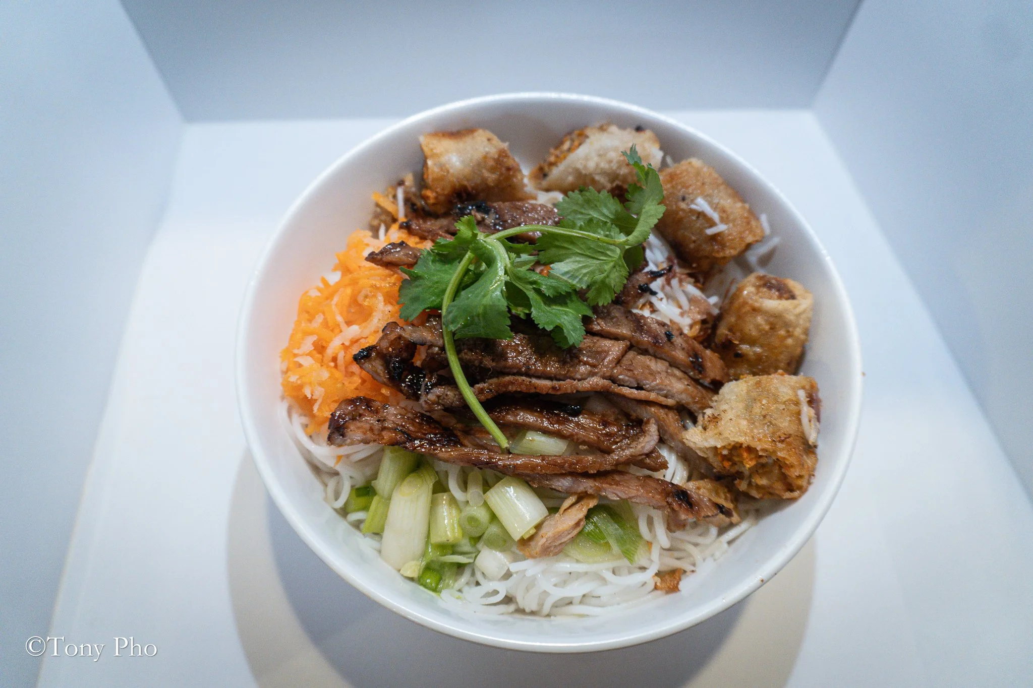 9B. GRILLED PORK W/EGG ROLL BOWL