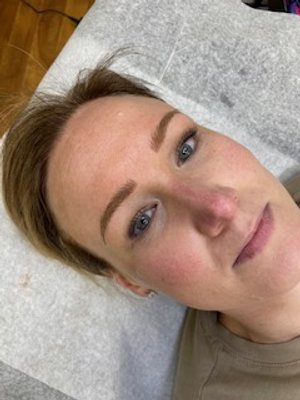 Nano brows Combo Hair strokes and Shading
