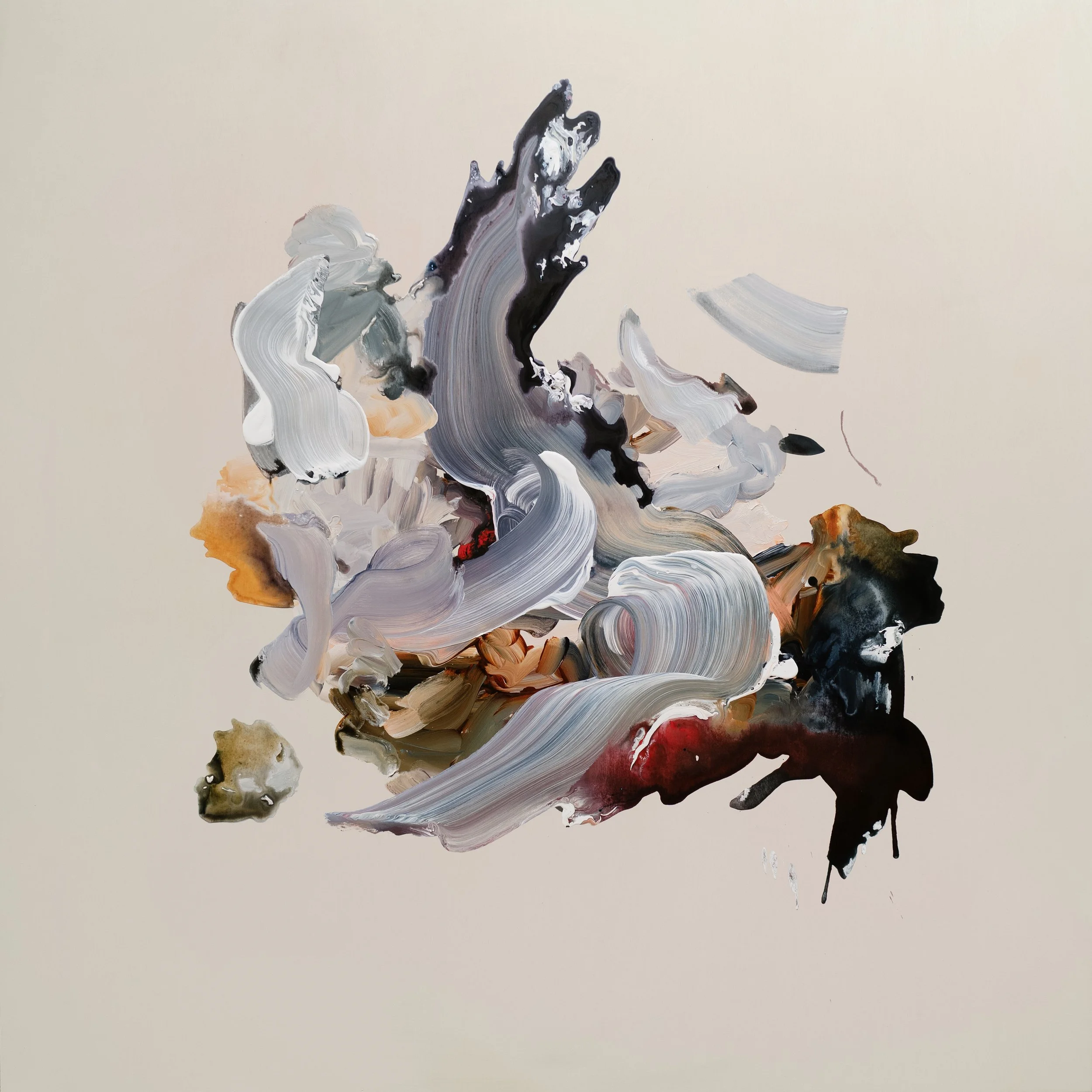 Tongue Twister, 48 x 48 inches