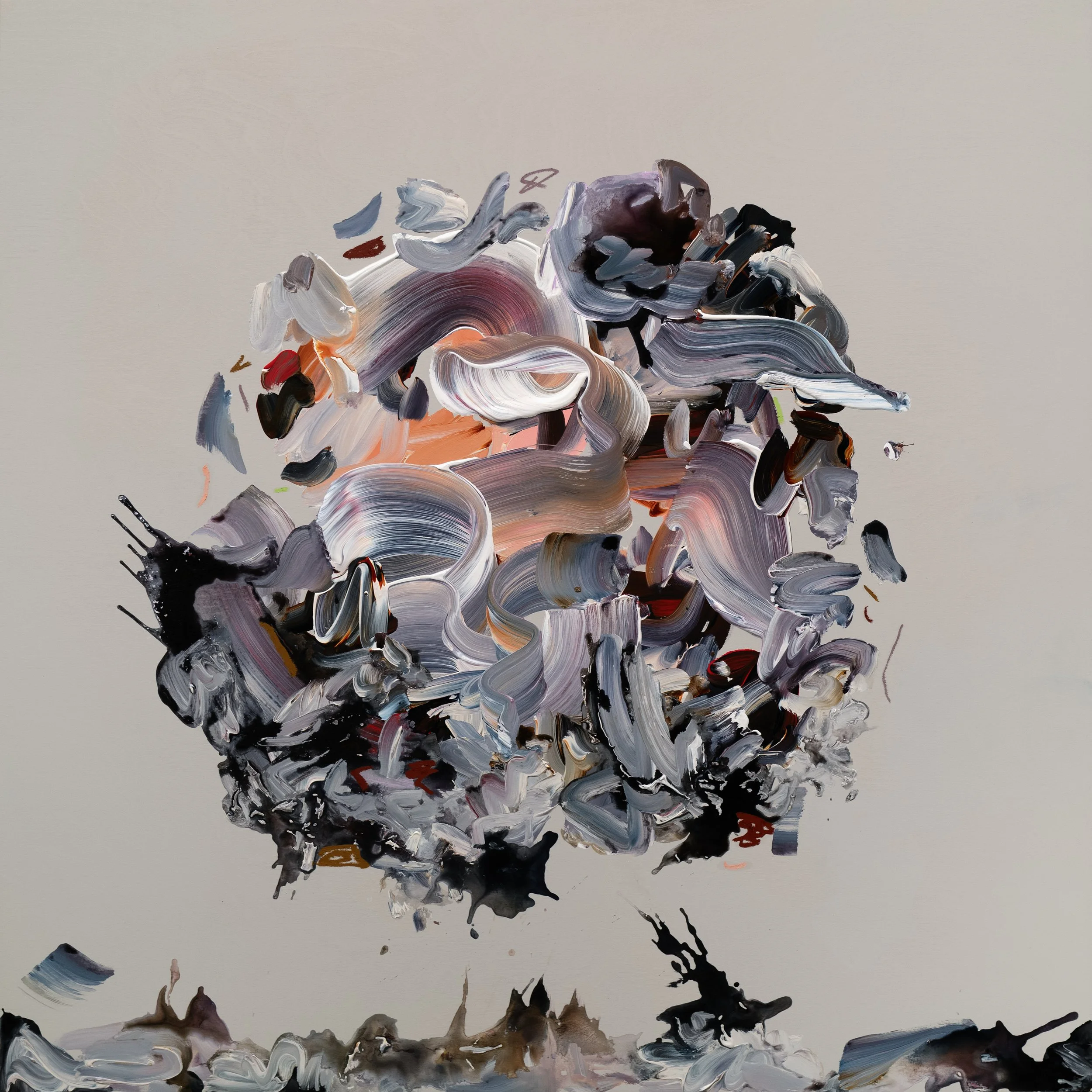 The Heart Is a Moon V, 48 x 48 inches