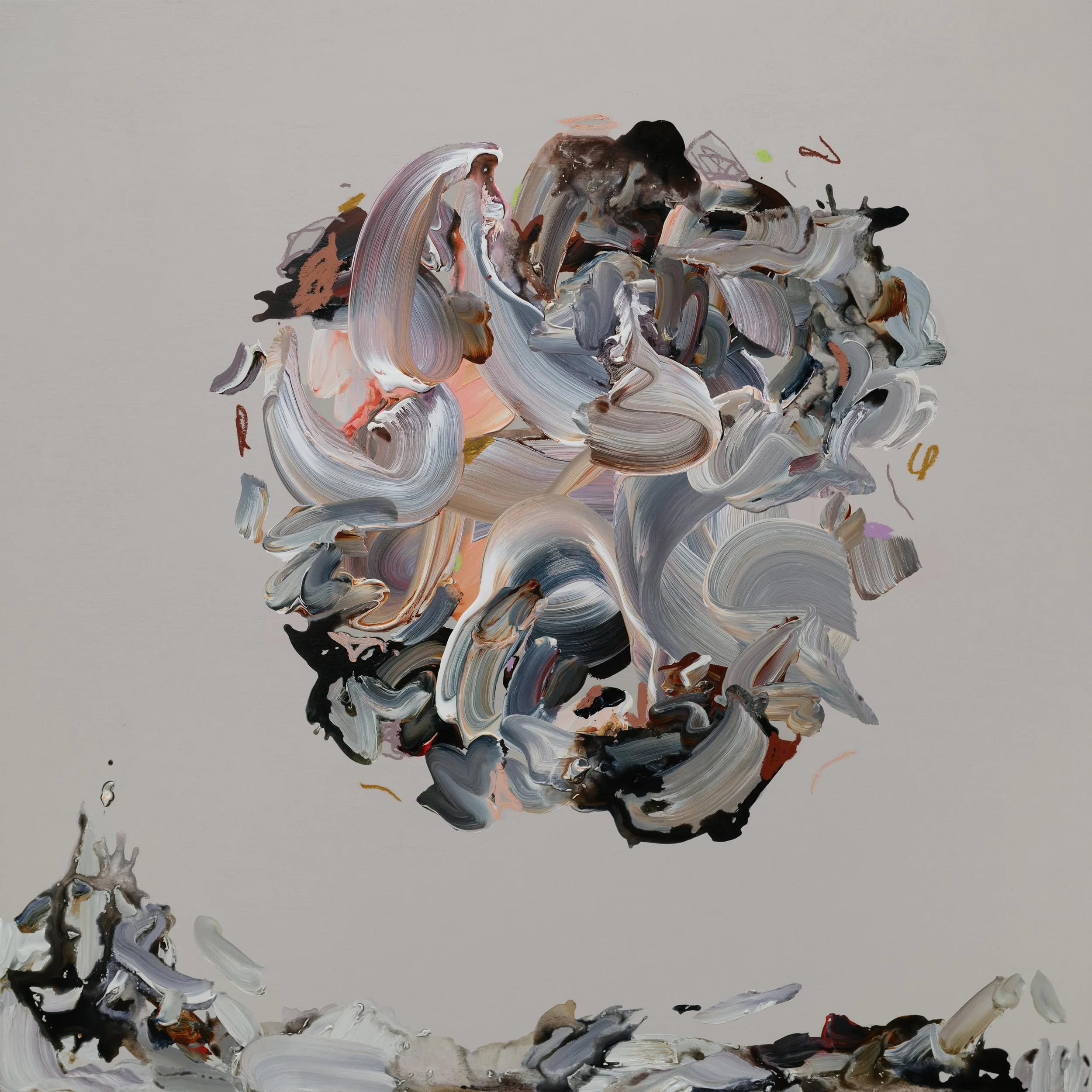 The Heart Is a Moon IV, 48 x 48 inches