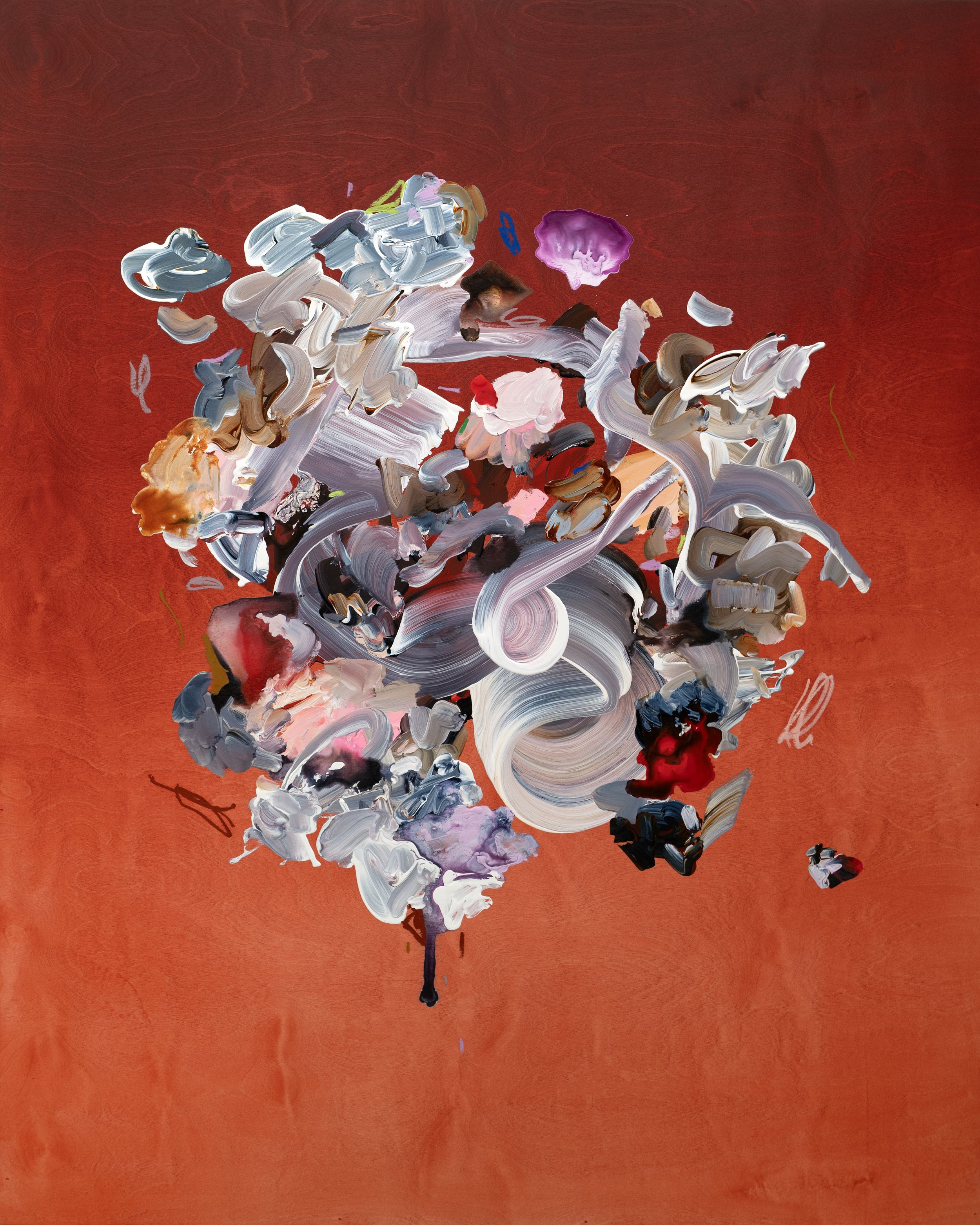 The Sun Is a Heart V, 60 x 48 inches