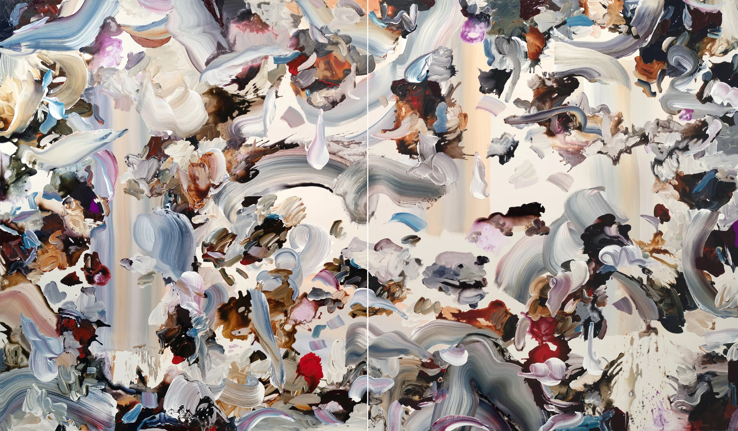 Emotion Potion (Diptych), 84 x 144 inches