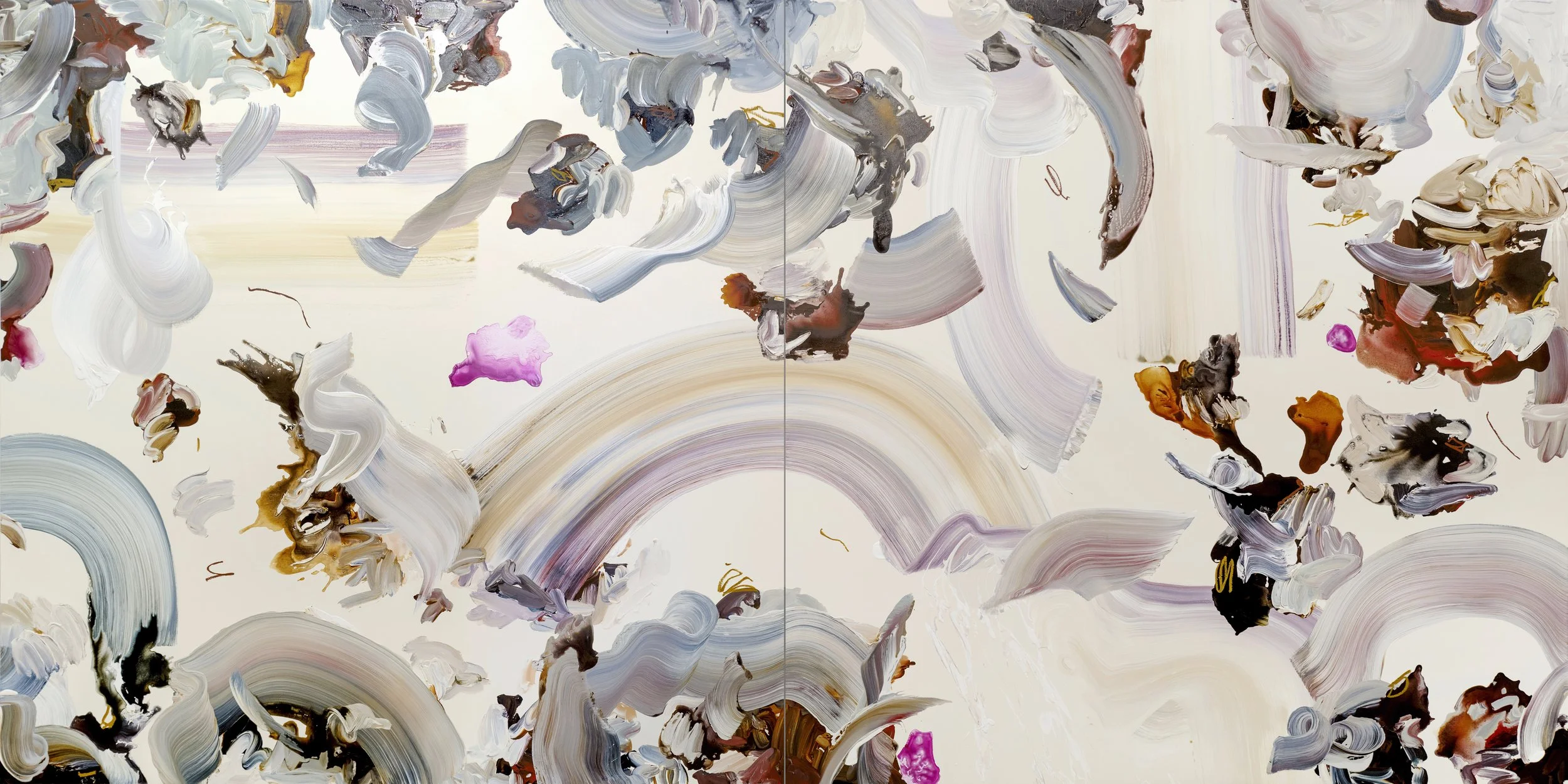 Diptych, 72 x 144 inches