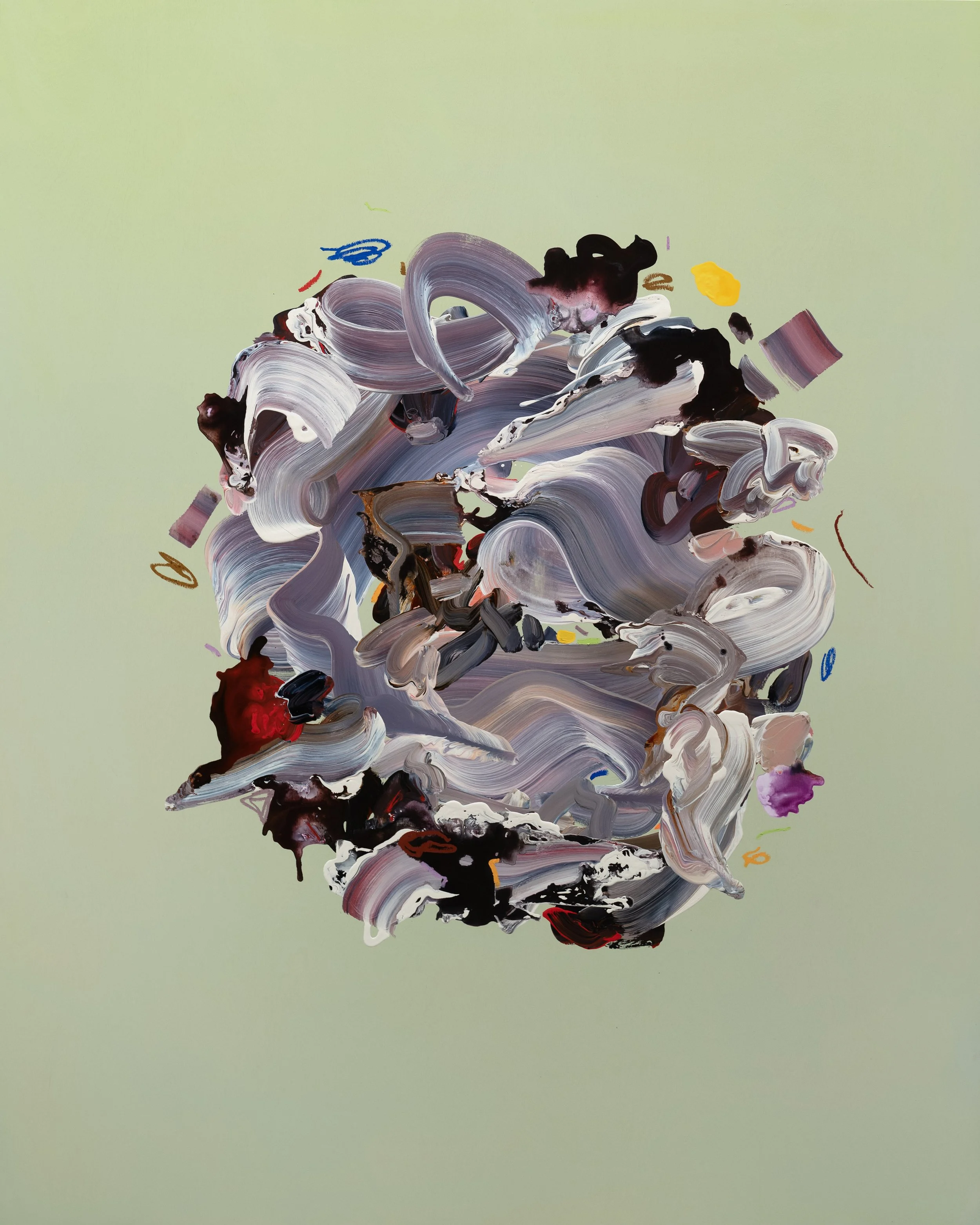 The Sun Is a Heart I, 60 x 48 inches