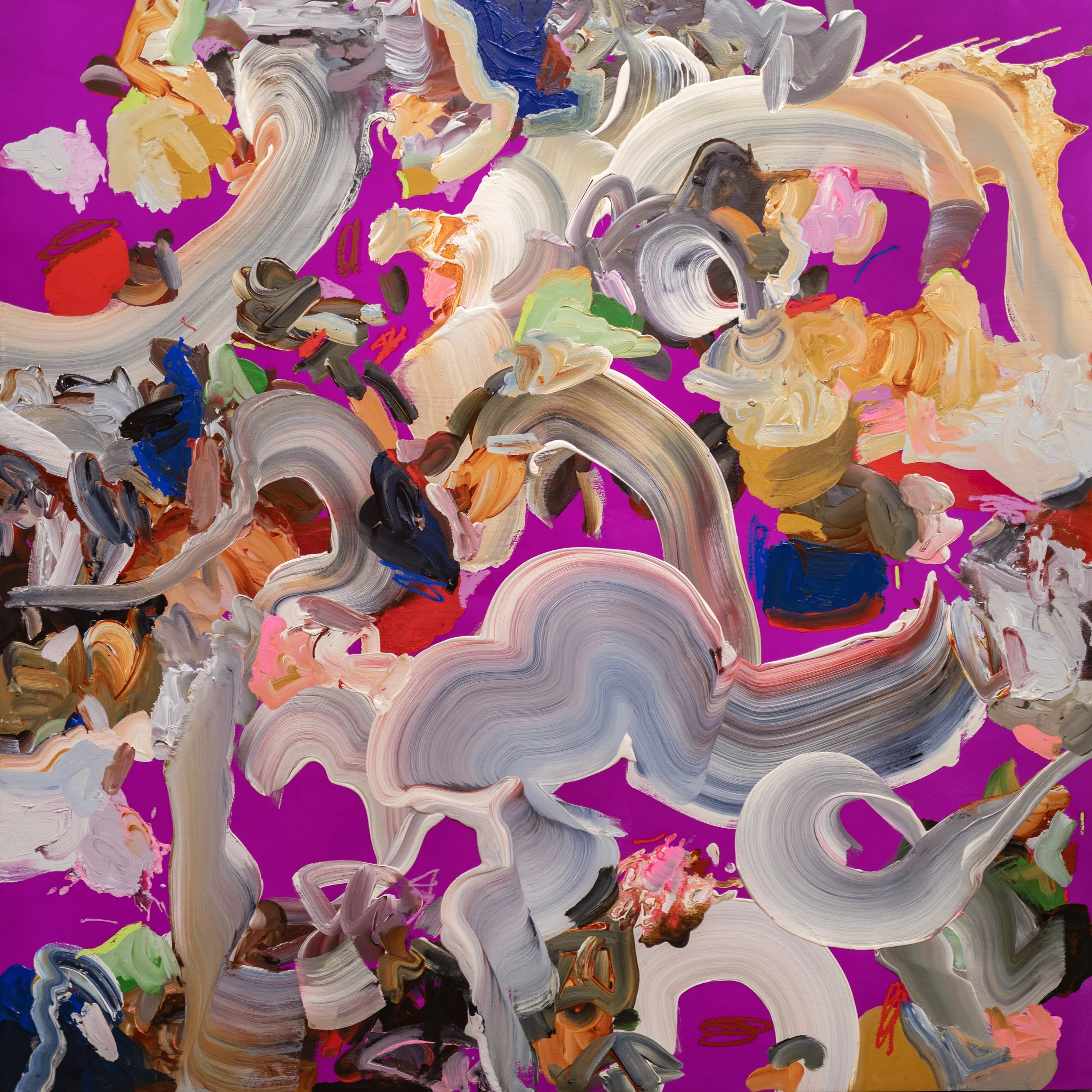 Flip it and Reverse it, 60x60 in.