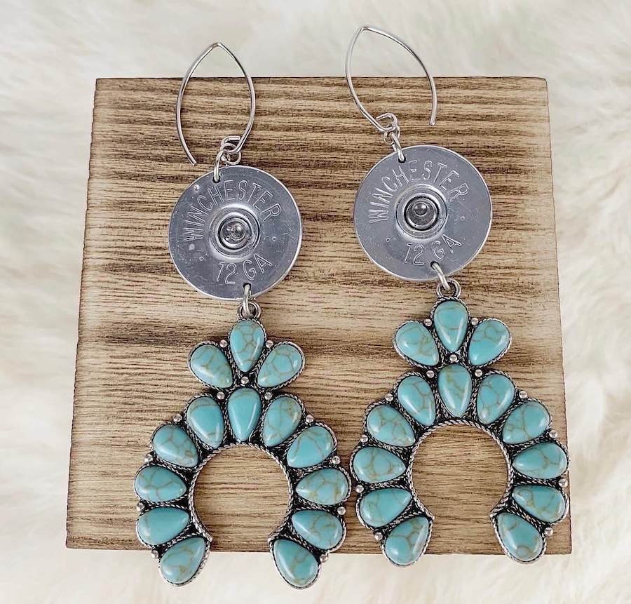 turquoise shotgun shell jewelry 12 gauge squash blossom.jpeg