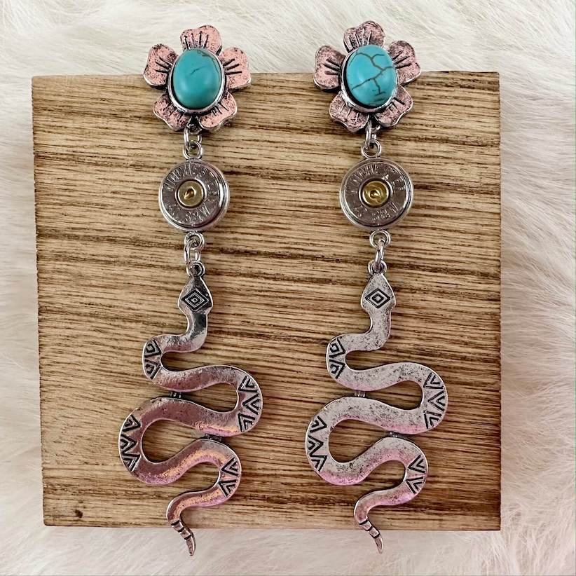 bullet earrings 40 caliber dont tread on me snake.jpeg