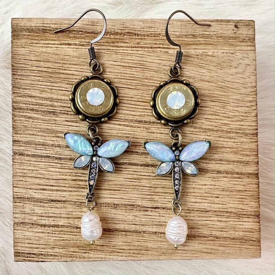 40 caliber bullet earrings dragonfly opal gun jewelry.jpeg