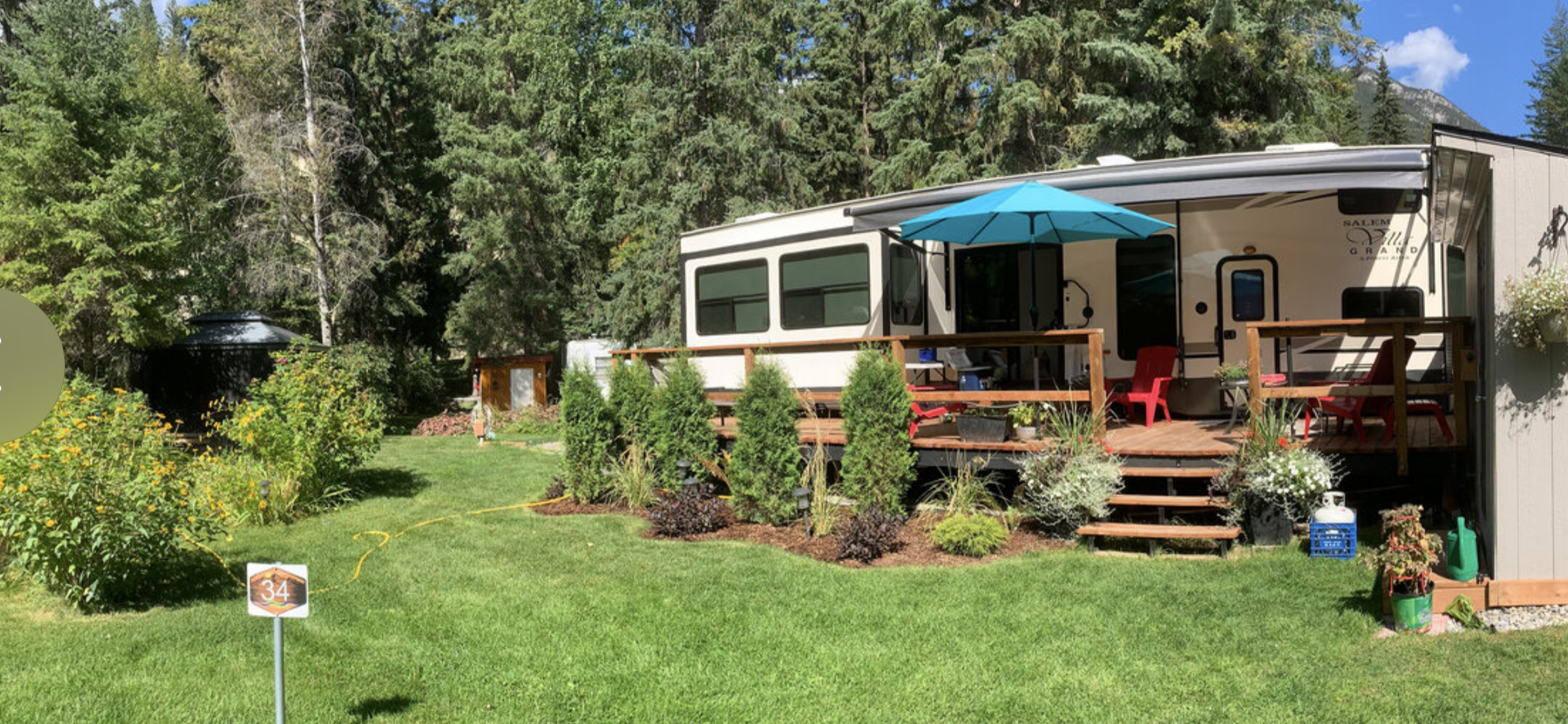 Site 34 - $259,900 …Premium Site & Destination Trailer on the Creek!