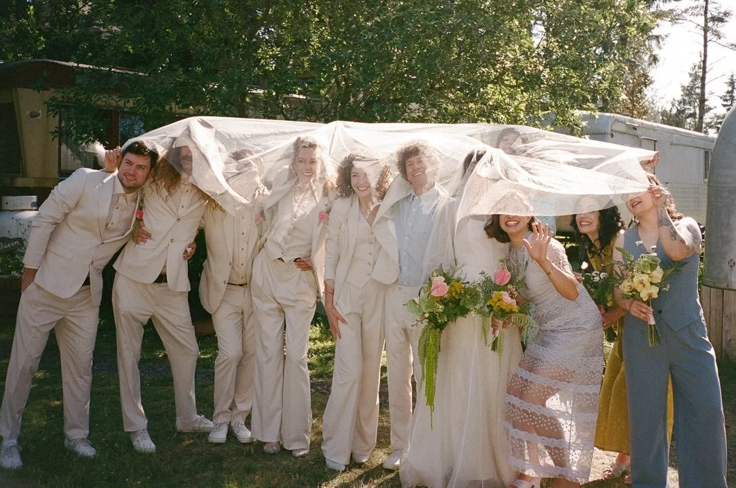 ash, joel, and those they love !!!! 

love is all around (especially on wedding days) ((this one in particular))