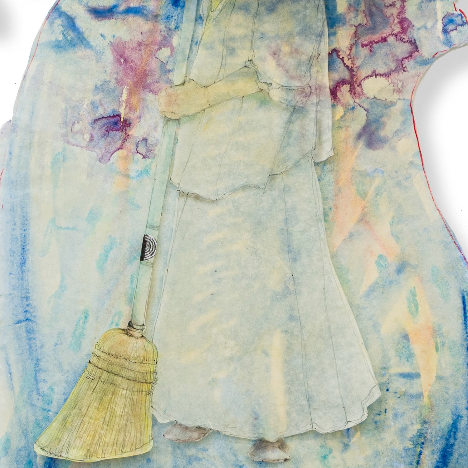 Threshold 4 Detail — Woman with Broom