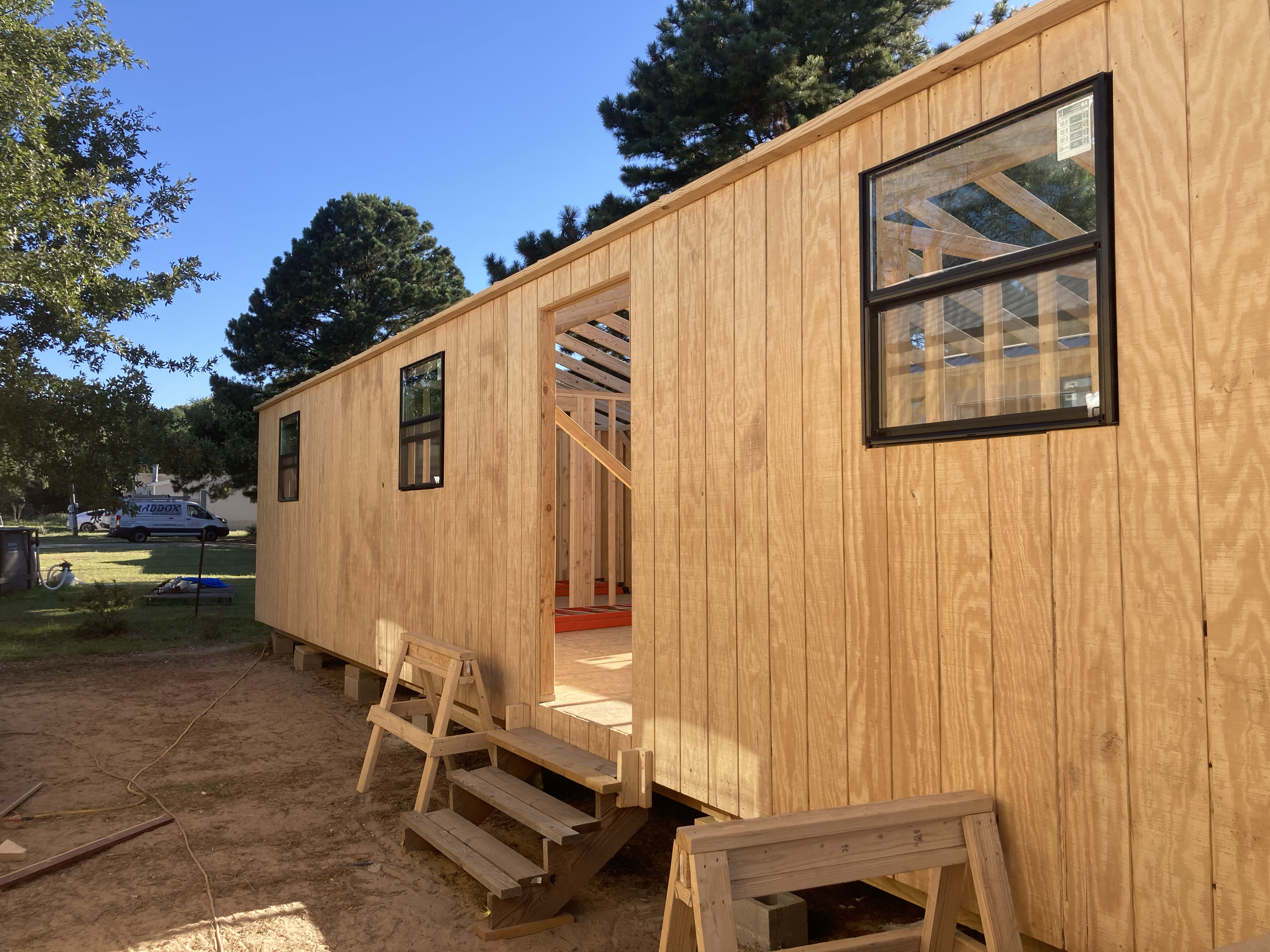 Tiny Home Framing Exterior