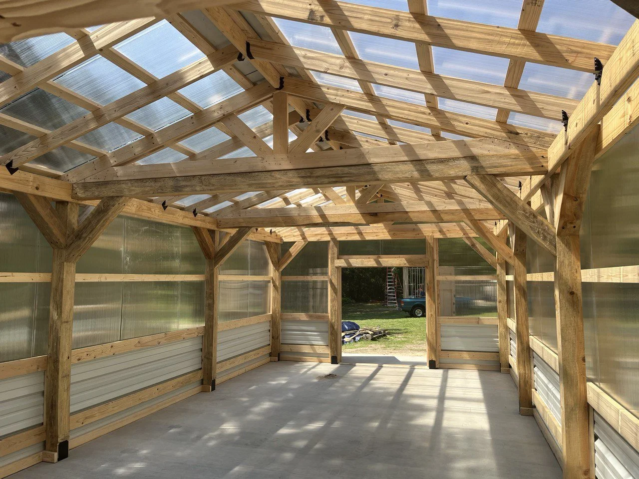 Custom Greenhouse & Garden Retreat Progress
