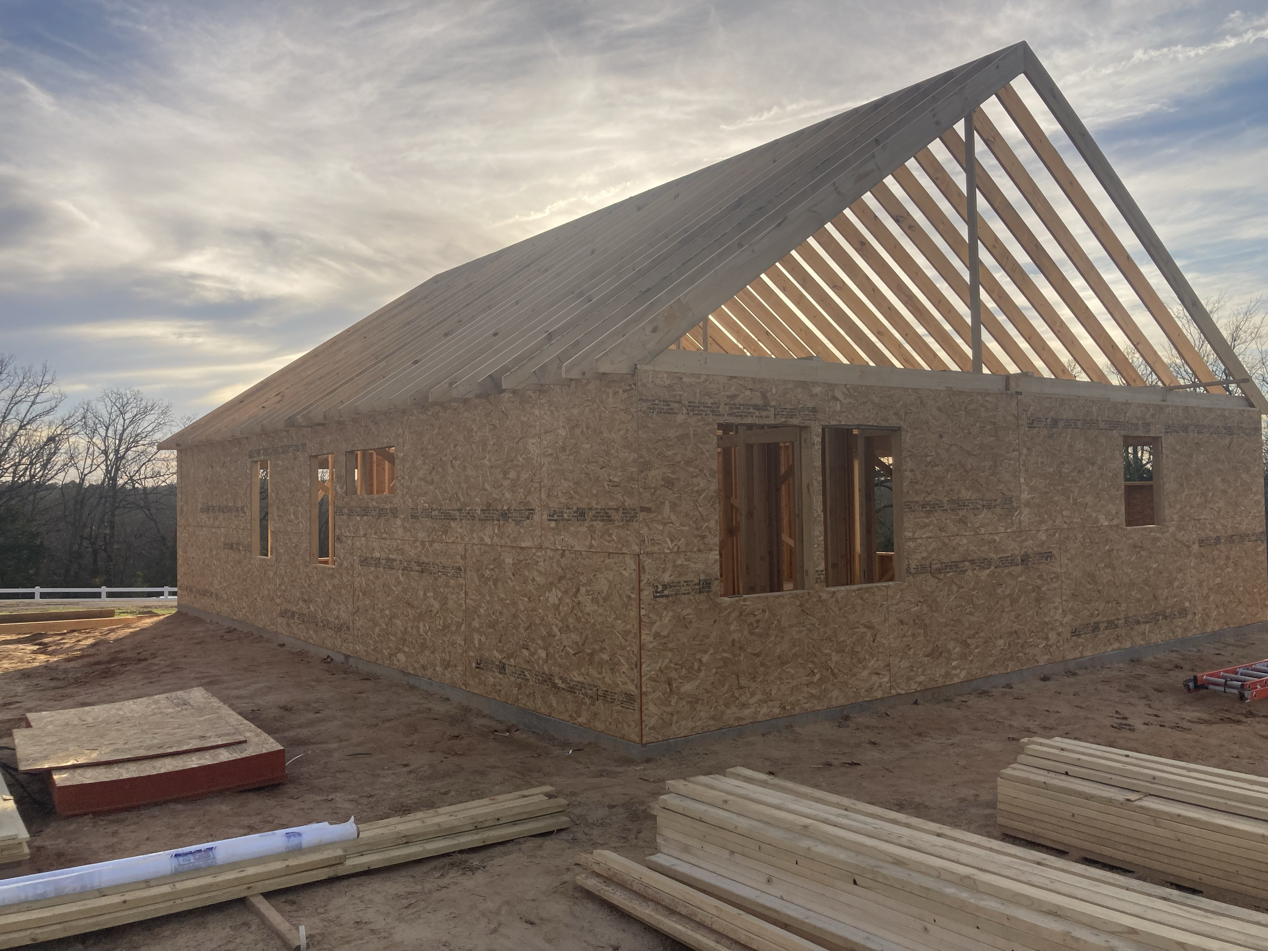 Small Custom Home Progress