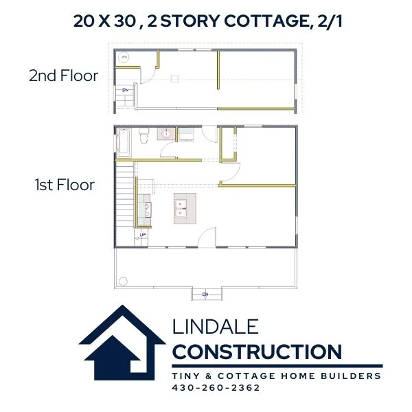 1 1/2 Story Cottage Design