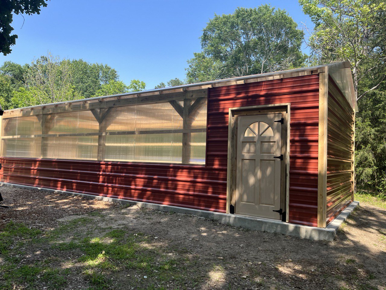 Custom Greenhouse & Garden Retreat Finished