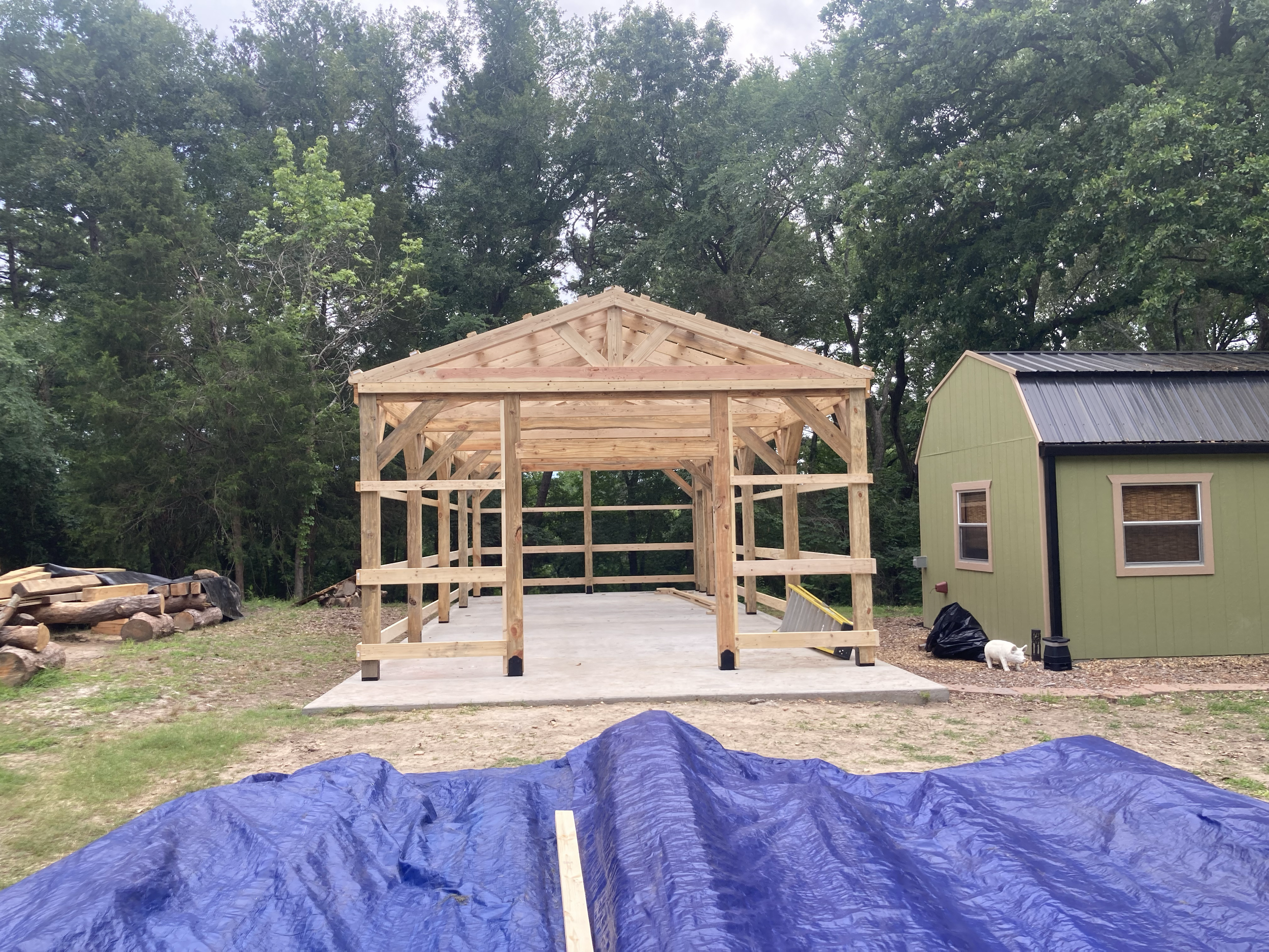 Custom Greenhouse & Garden Retreat Progress