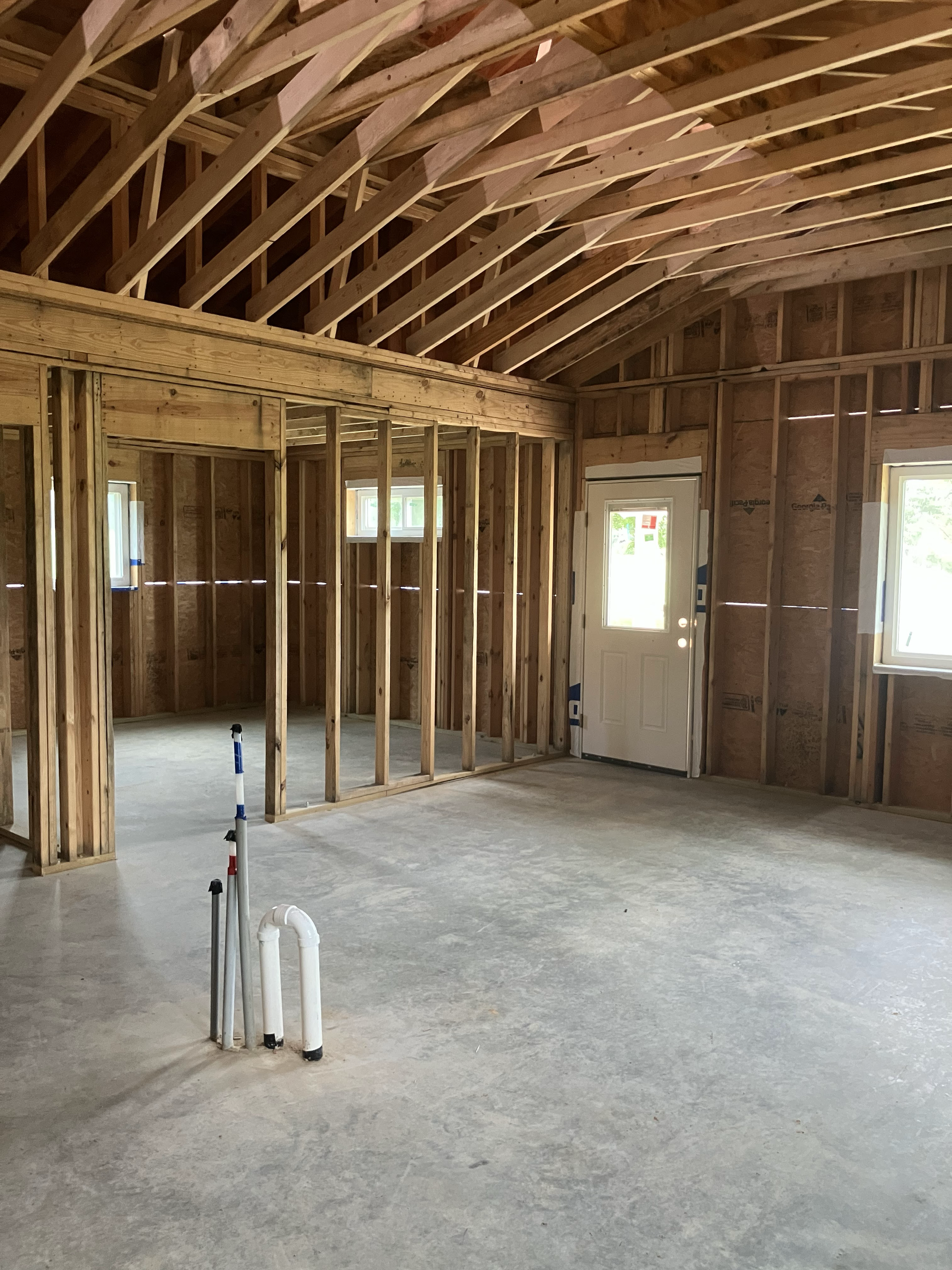 Custom Shop with Apartment Progress
