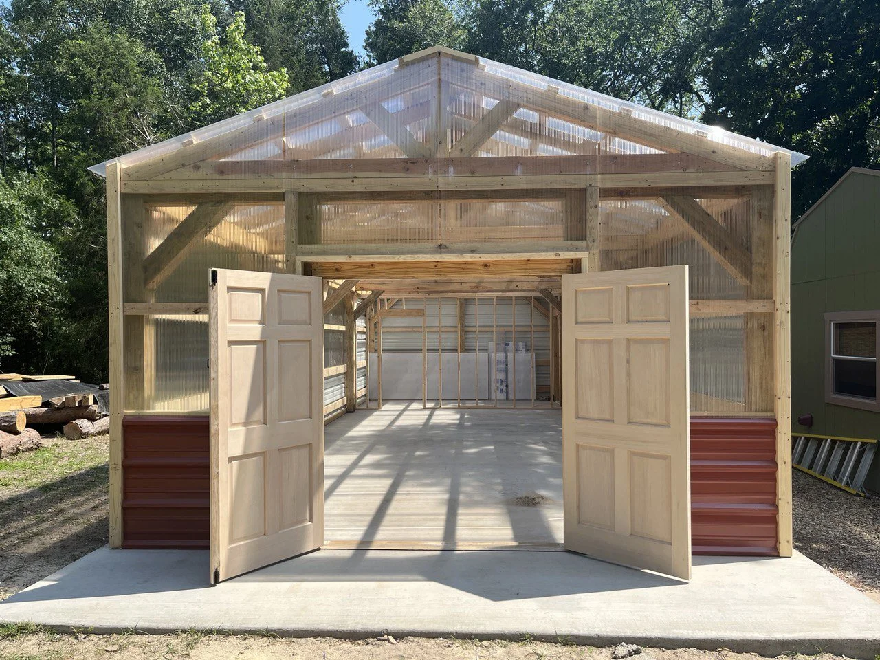 Custom Greenhouse & Garden Retreat Finished
