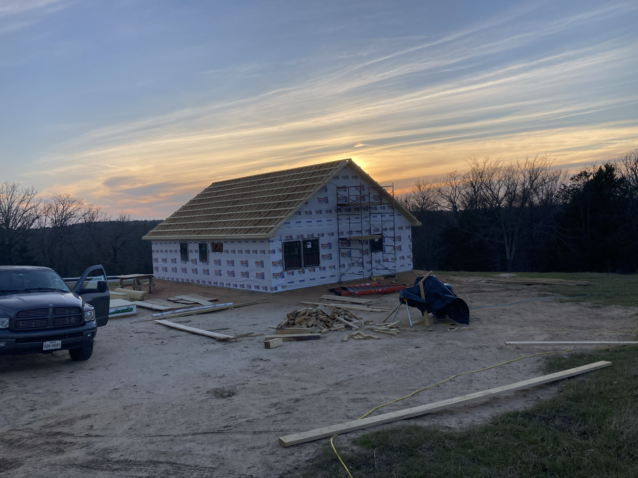 Small Custom Home Progress