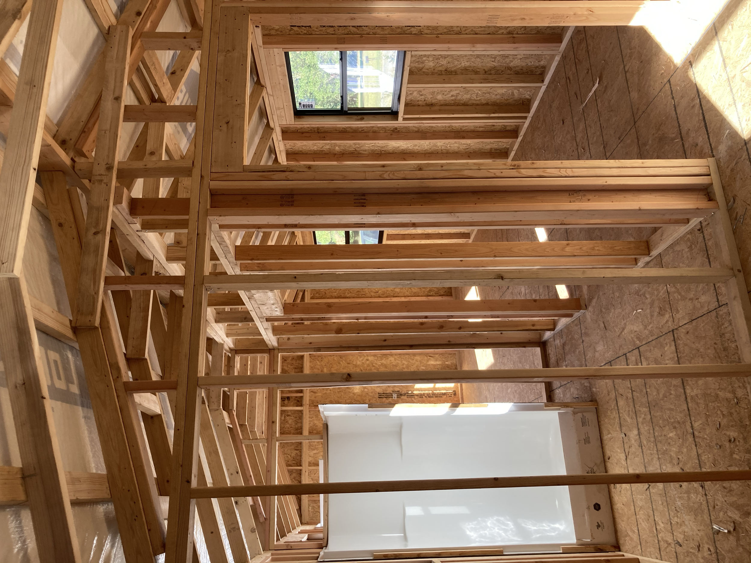 Tiny Home Framing Interior