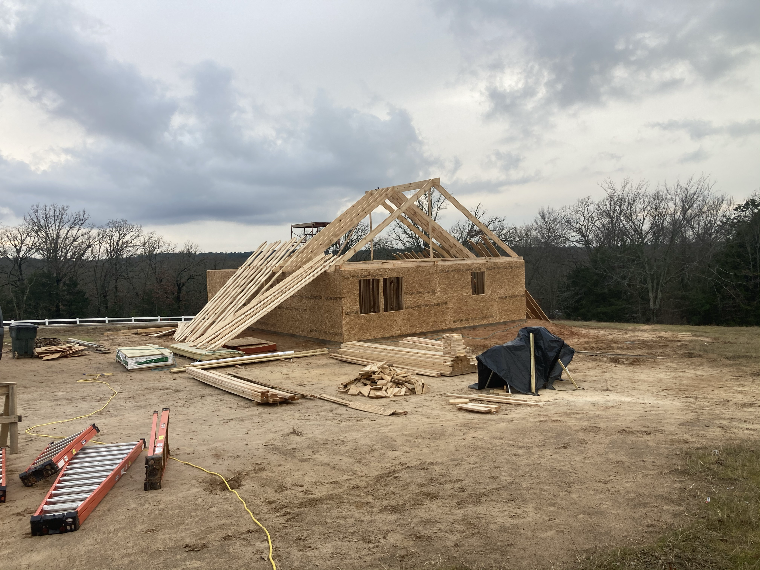 Small Custom Home Progress