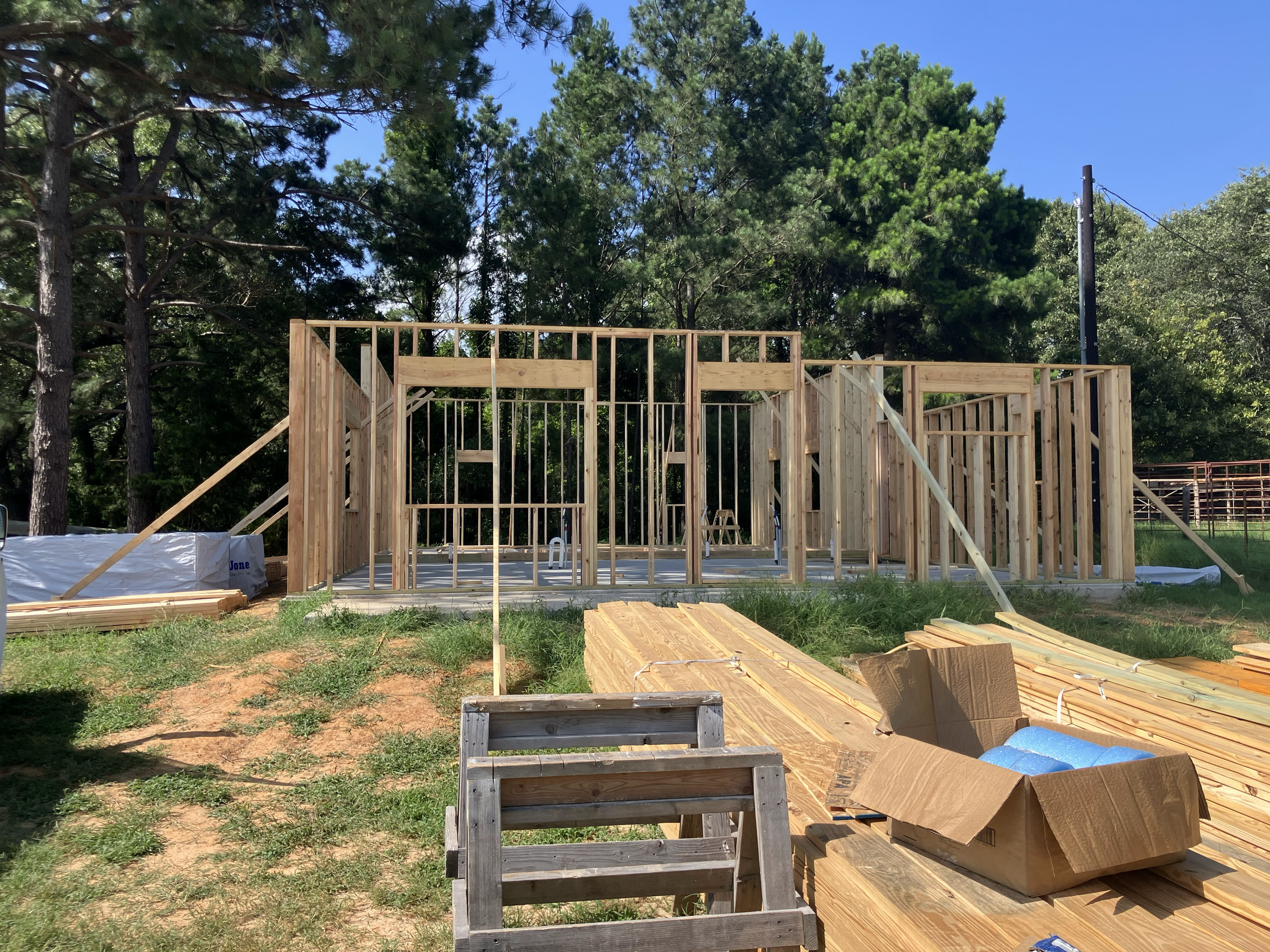 Custom Shop with Apartment Progress