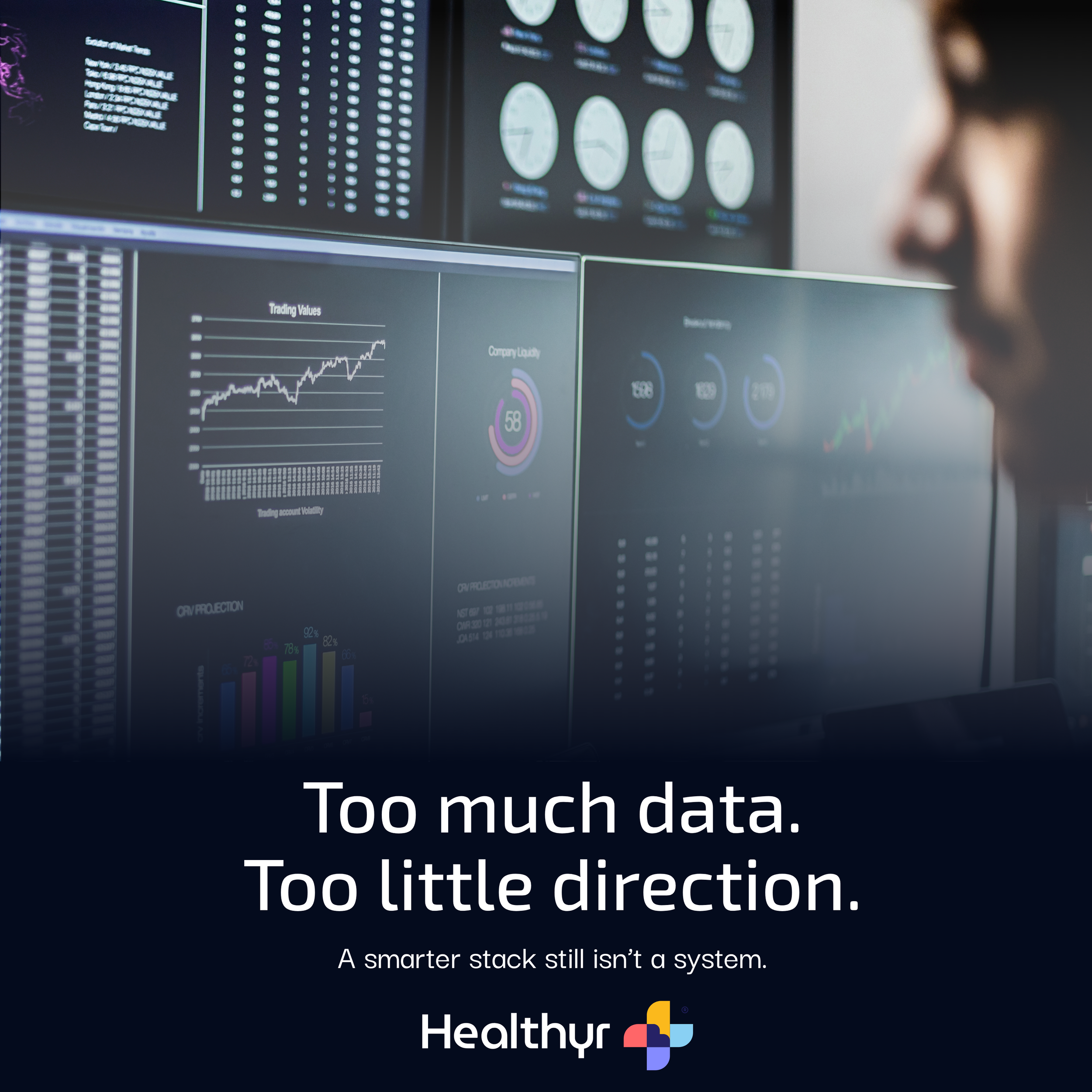 Too much data. Too little direction.