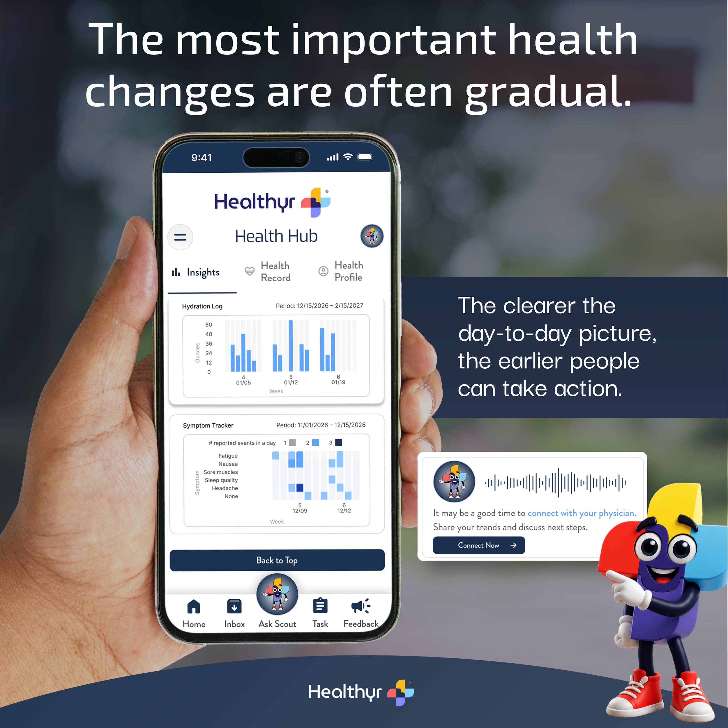 The most important health changes are often gradual.