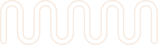 una línea de neón blanca en un fondo negro formando un patrón de ondas