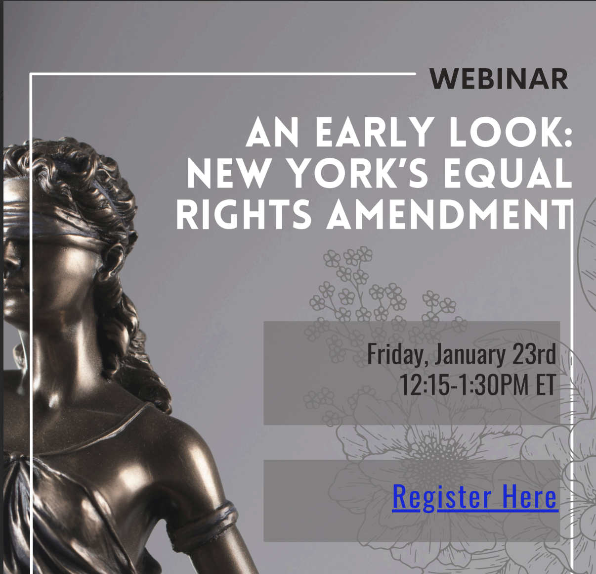 Webinar: An Early Look at New York’s Equal Rights Amendment