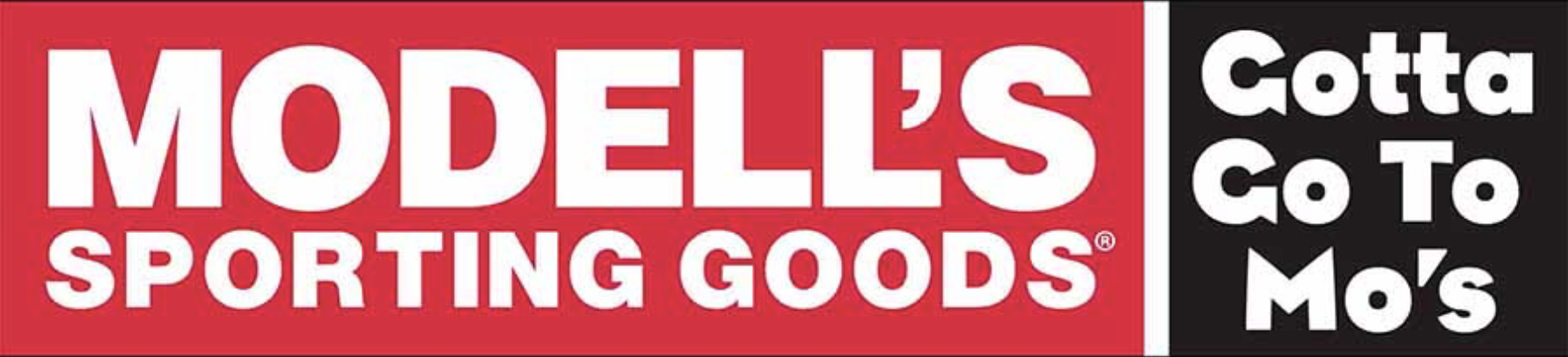 Sign for Modell's Sporting Goods that says 'Gotta Go To Mo's' with red, black, and white background.