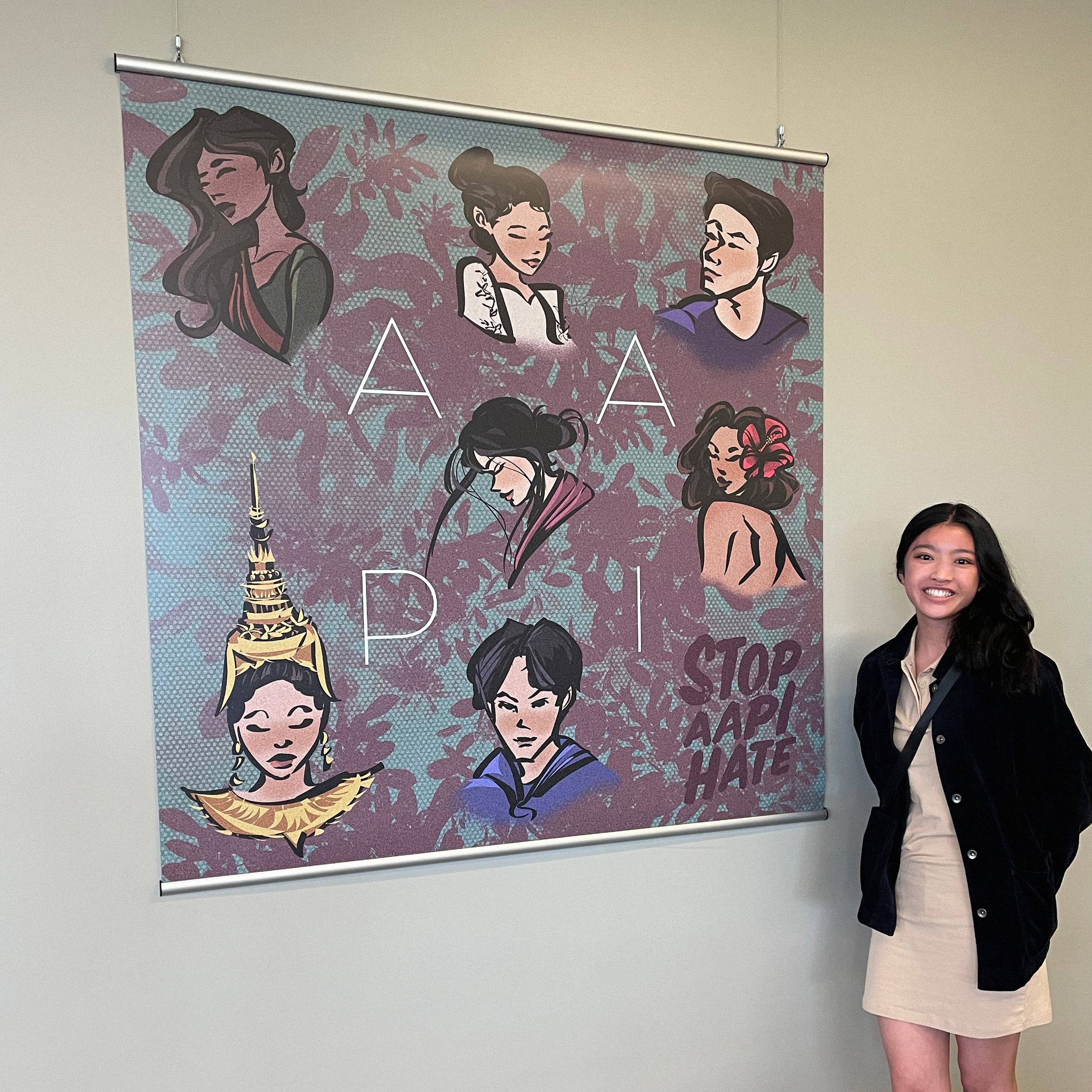 This artwork was displayed as part of the Social Justice Poster Project Gallery Exhibition at Fresno State in 2023!