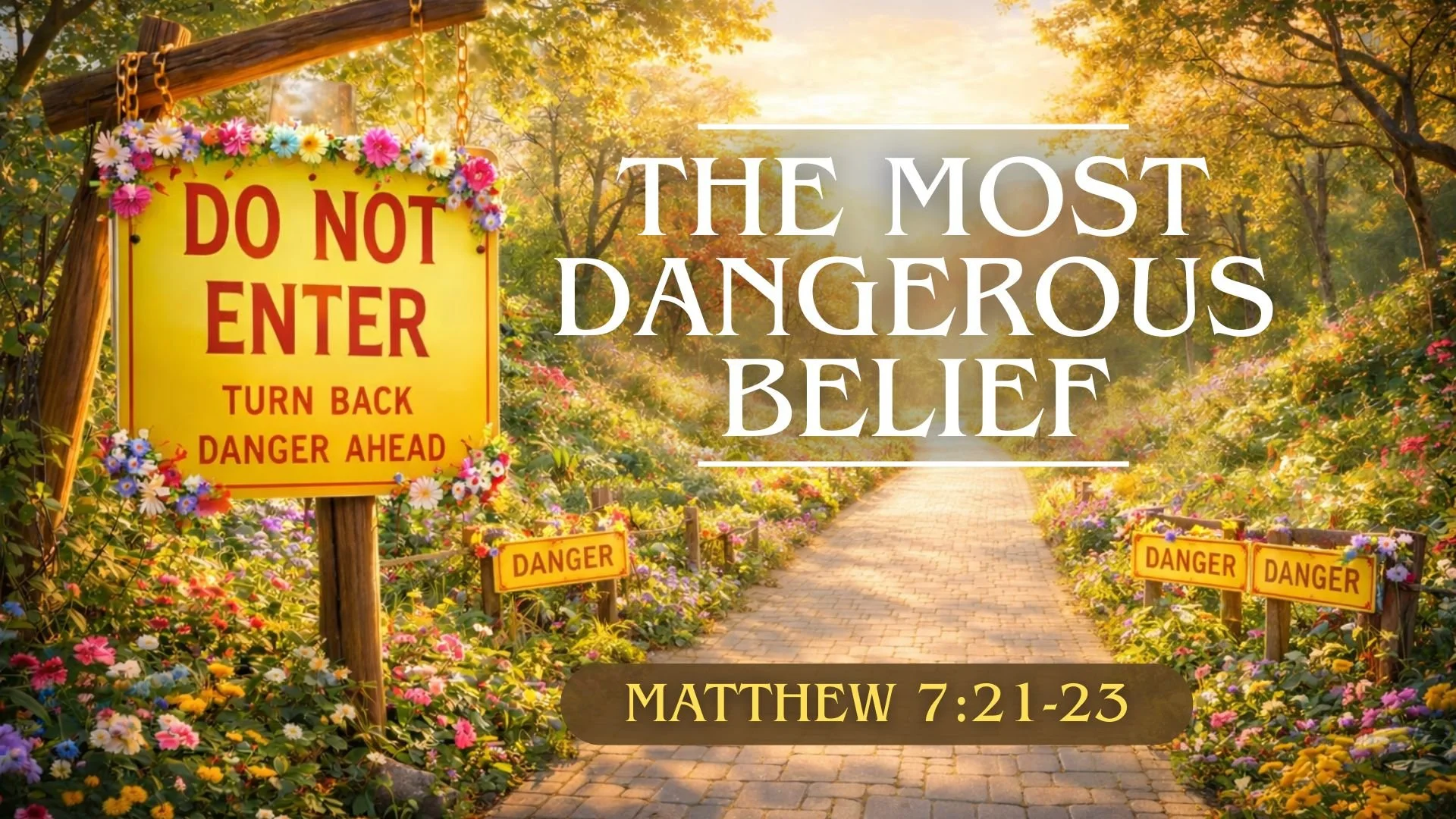 The Most Dangerous Belief - Matthew 7:21-23