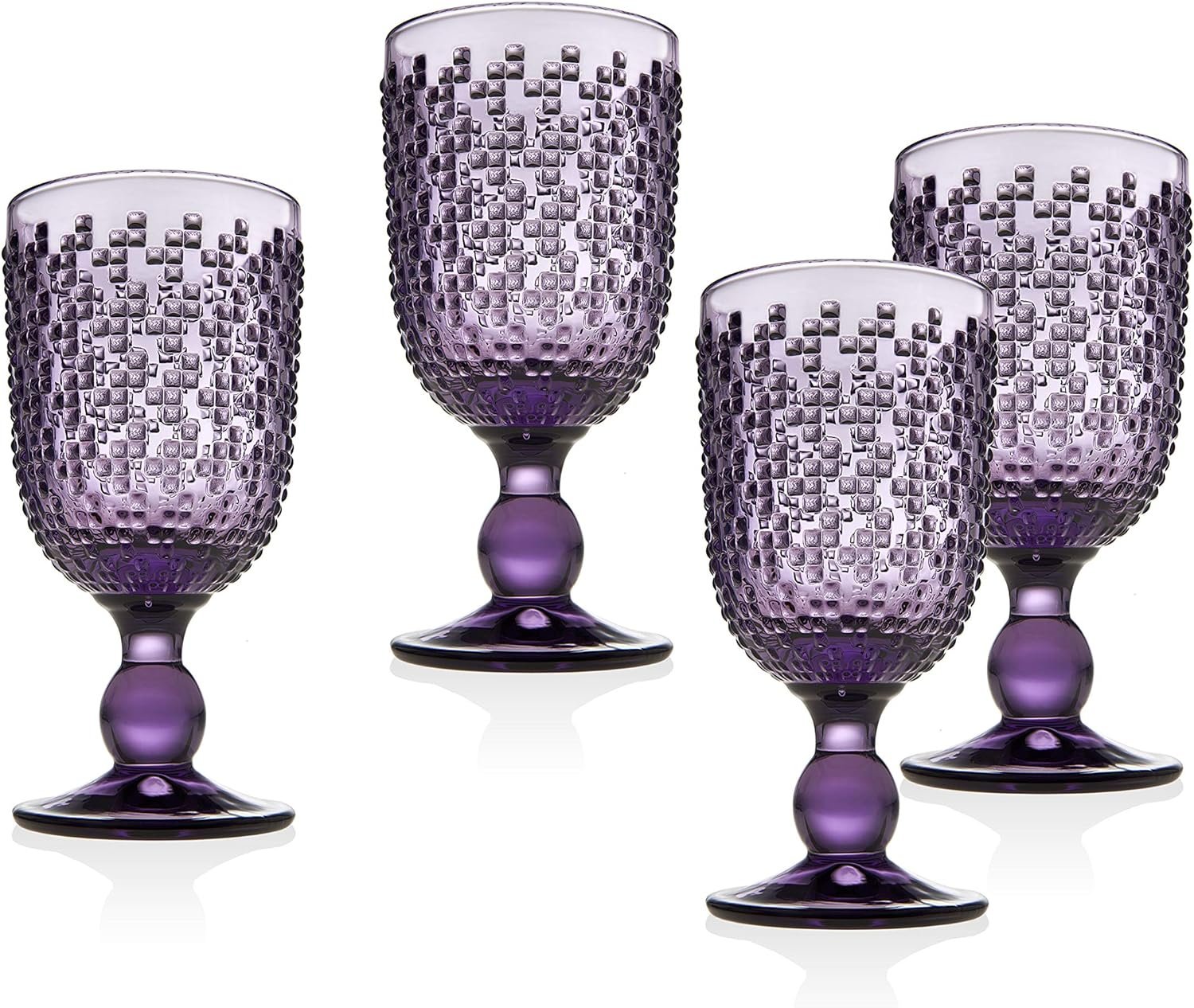 Alba Wine Goblets Lilac - Set of 4